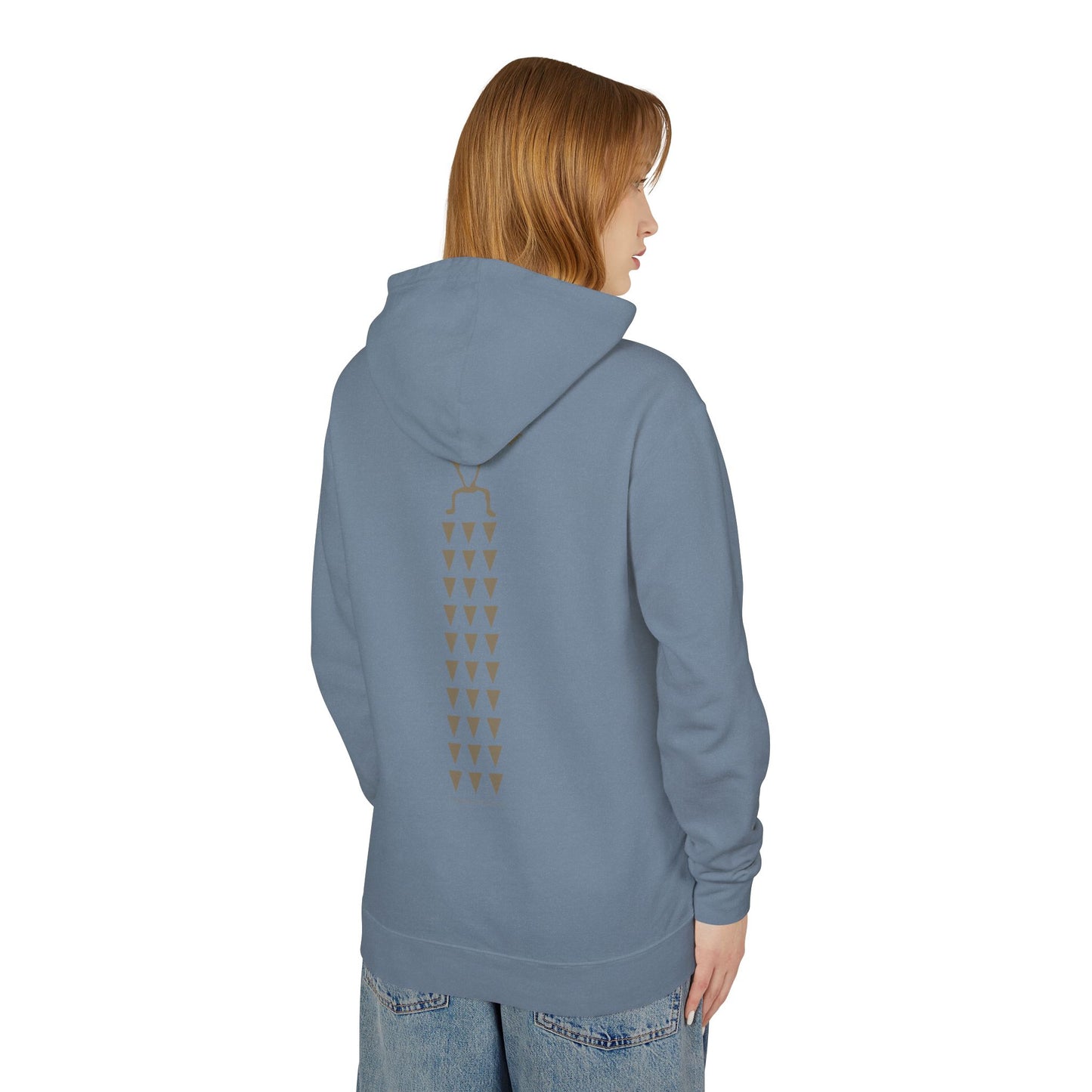 Unisex Lightweight Hooded Sweatshirt - Vintage Moloka’i Design