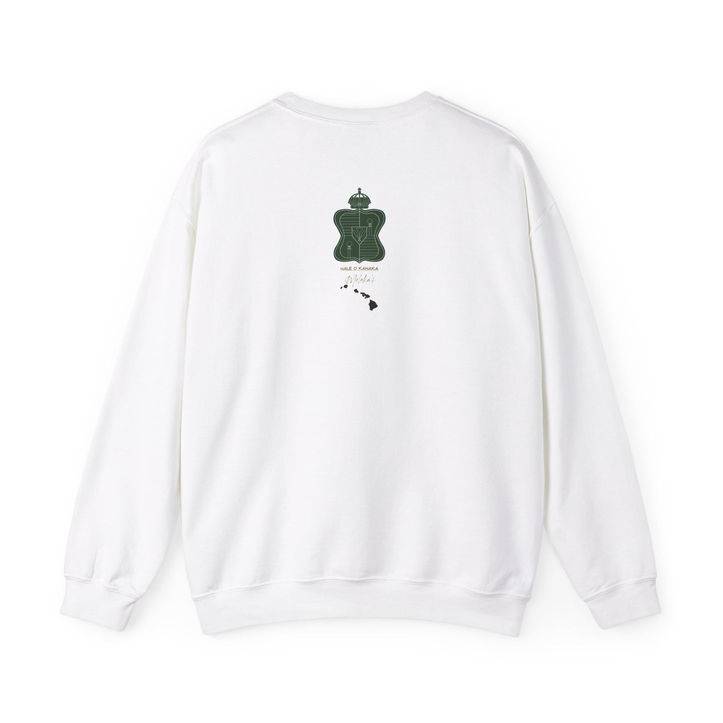 Hale O Kanaka - Crest - Moloka’i - Unisex Heavy Blend™ Crewneck Sweatshirt