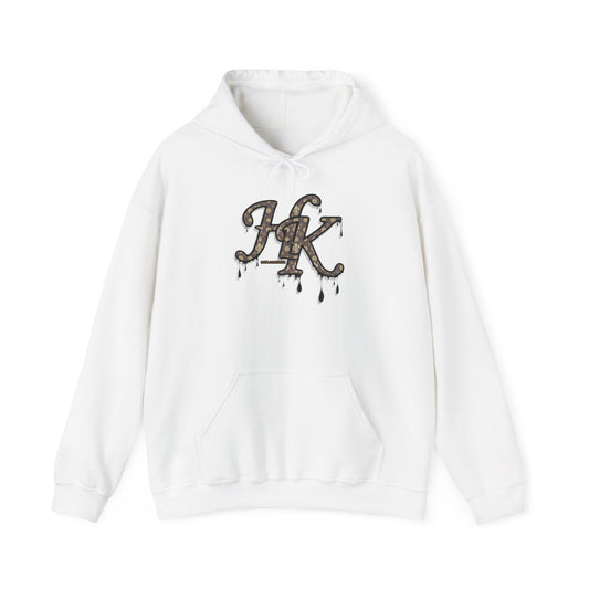 Hale O Kanaka - Da Drip Black - MHK - Unisex Heavy Blend™ Hooded Sweatshirt