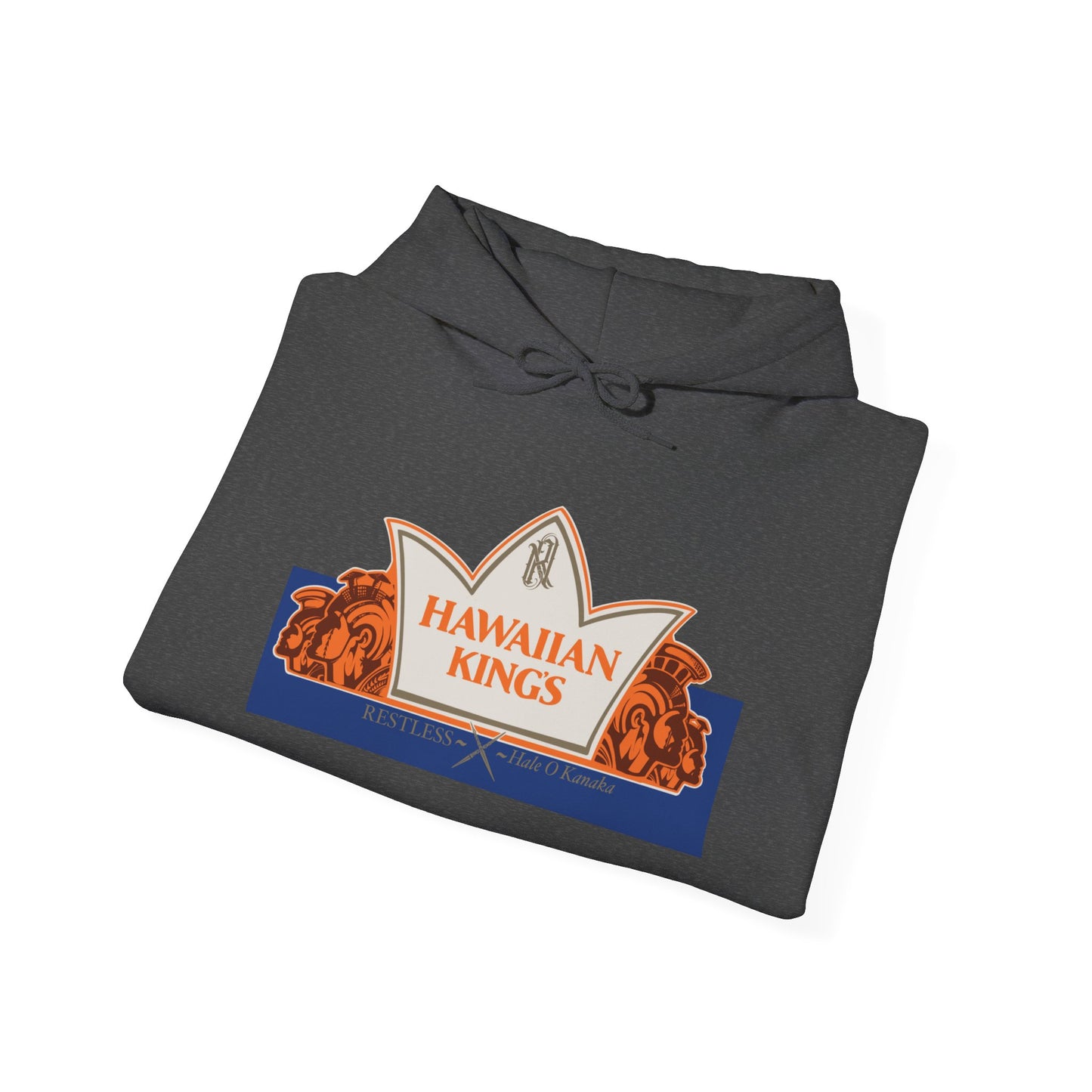 LIMITED EDITION Hawaiian Kings - RESTLESS x Hale O Kanaka Collab - MHK - Unisex Heavy Blend™ Hooded Sweatshirt
