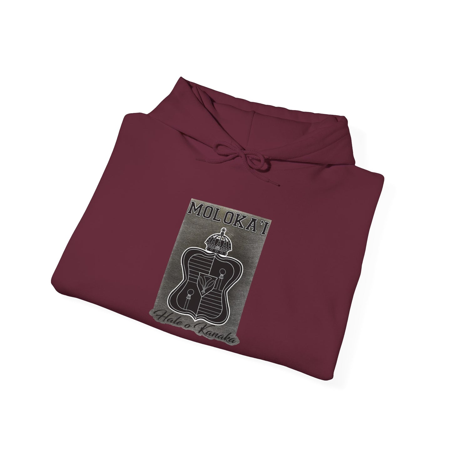 Hale O Kanaka - Crest - Moloka’i - Unisex Heavy Blend™ Hooded Sweatshirt