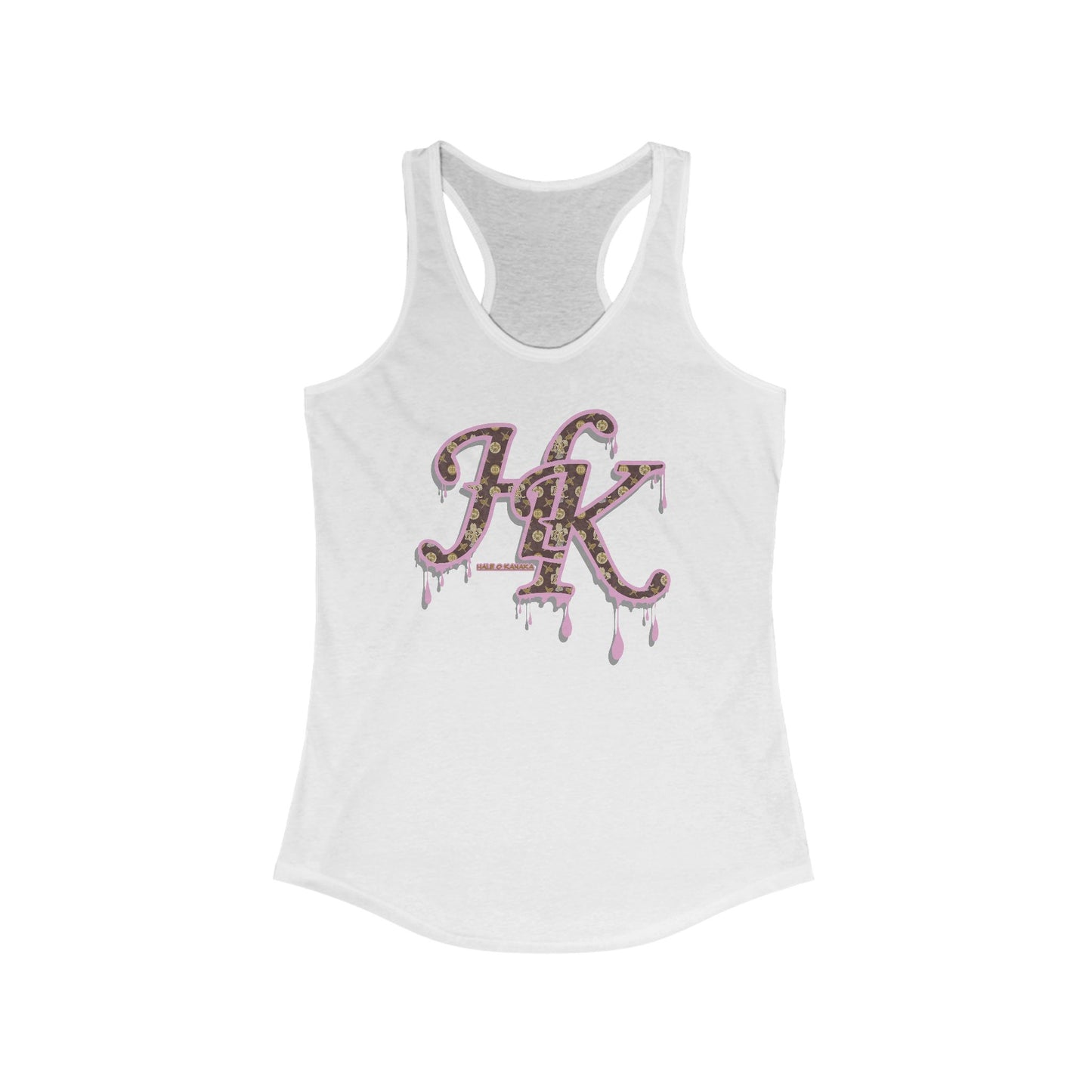 Hale O Kanaka - Da Drip - MHK - Women's Ideal Racerback Tank
