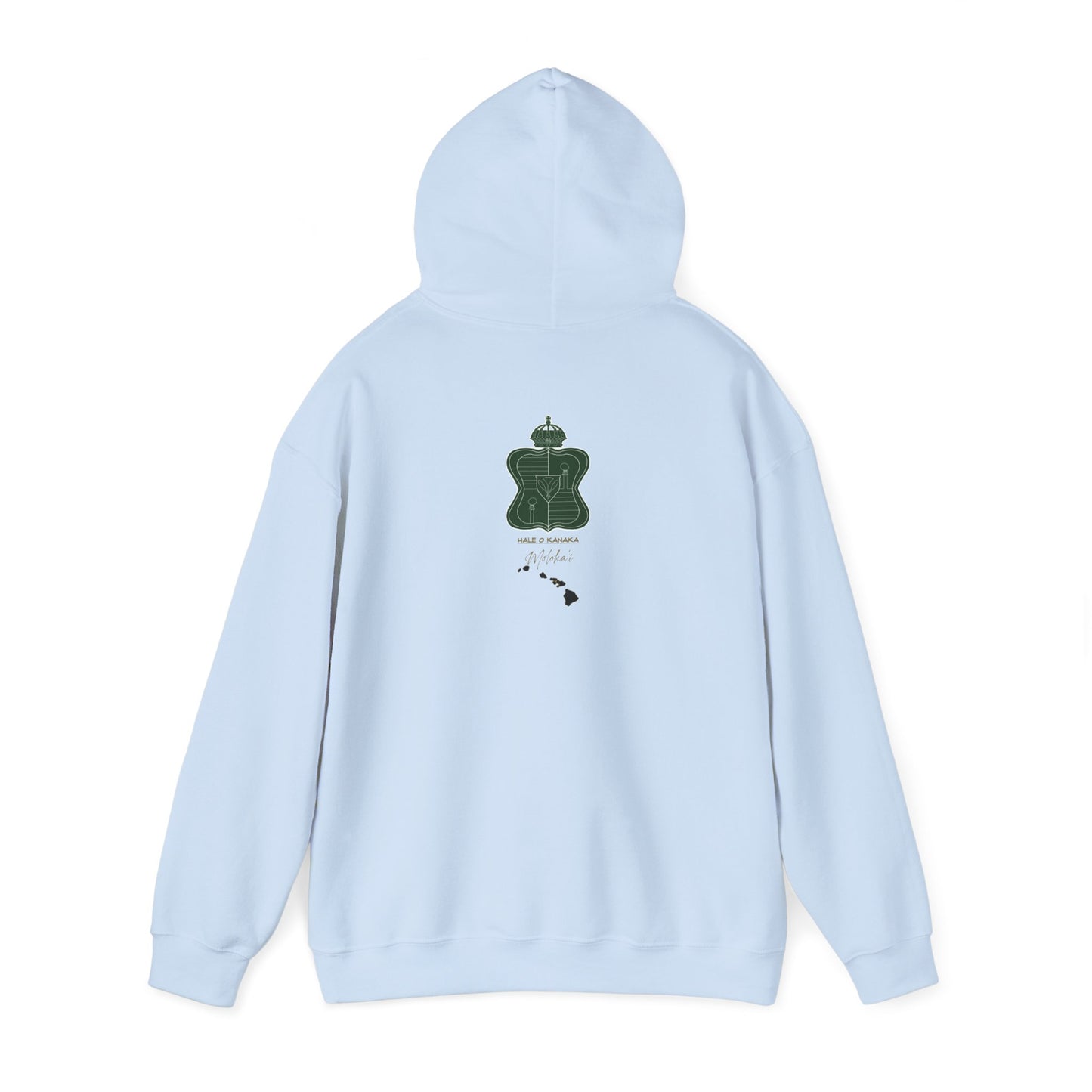 Hale O Kanaka - Crest - Moloka’i - Unisex Heavy Blend™ Hooded Sweatshirt