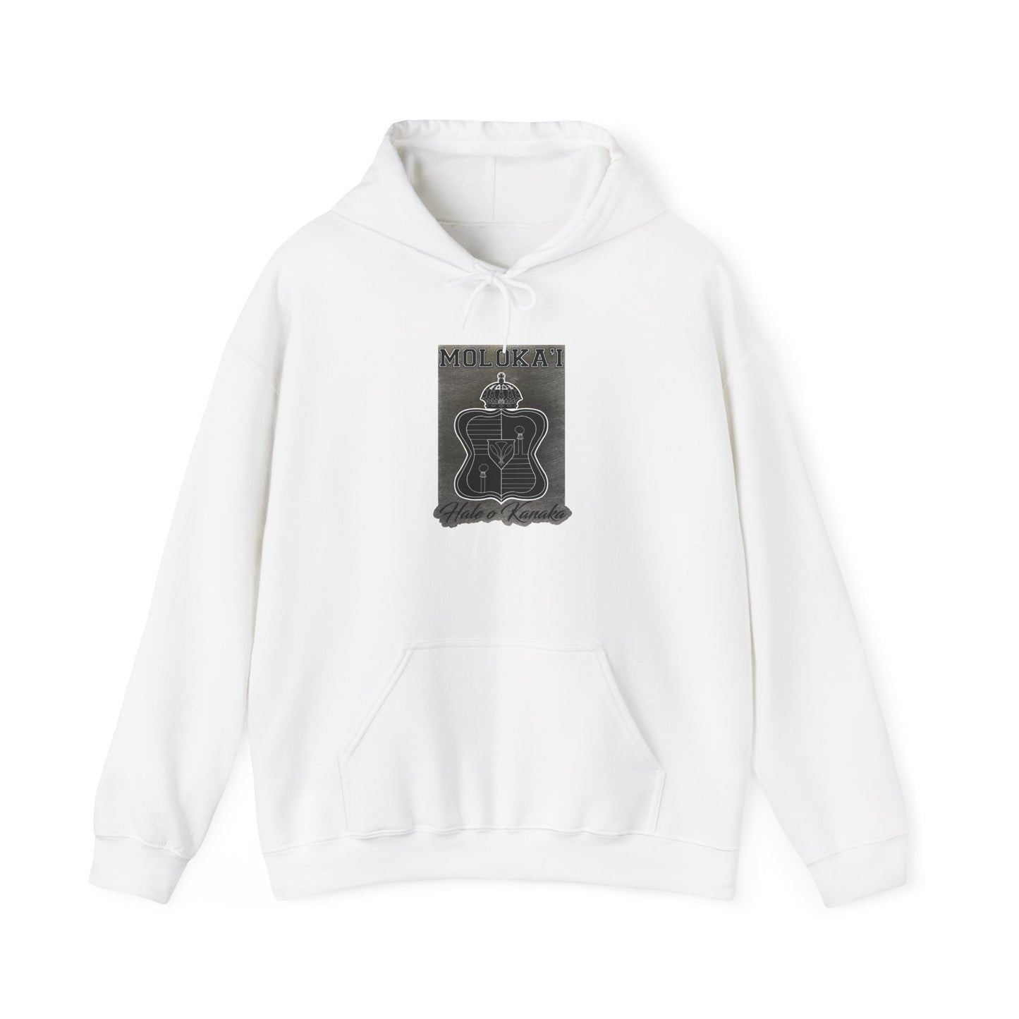 Hale O Kanaka - Crest - Moloka’i - Unisex Heavy Blend™ Hooded Sweatshirt