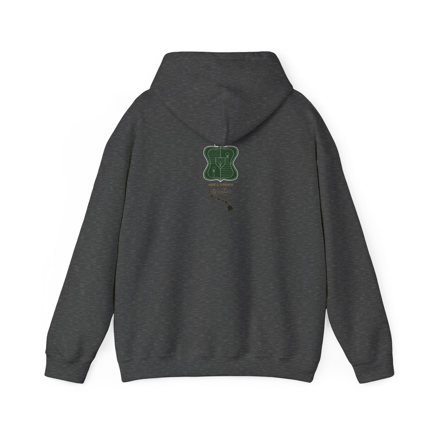 Hale O Kanaka - Crest - Moloka’i - Unisex Heavy Blend™ Hooded Sweatshirt