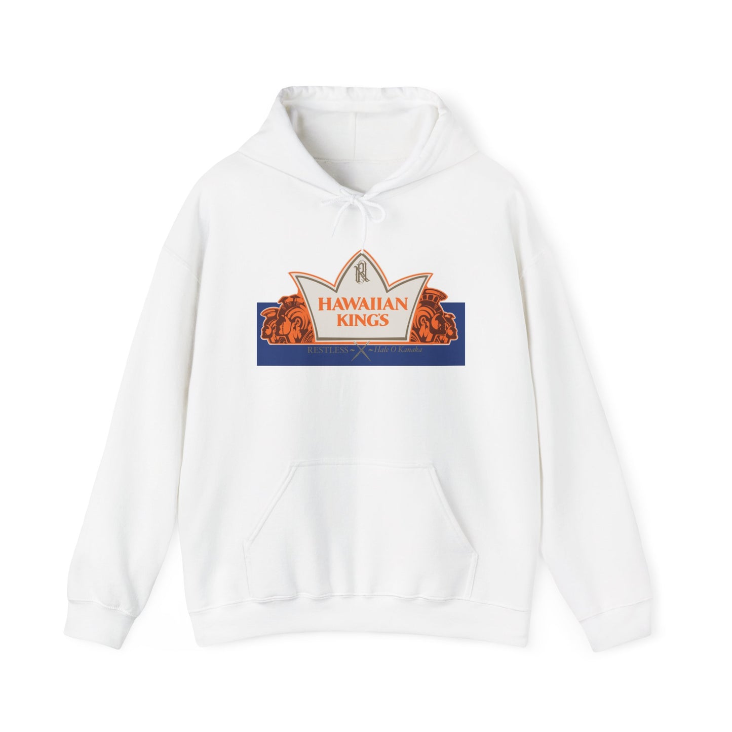 LIMITED EDITION Hawaiian Kings - RESTLESS x Hale O Kanaka Collab - MHK - Unisex Heavy Blend™ Hooded Sweatshirt