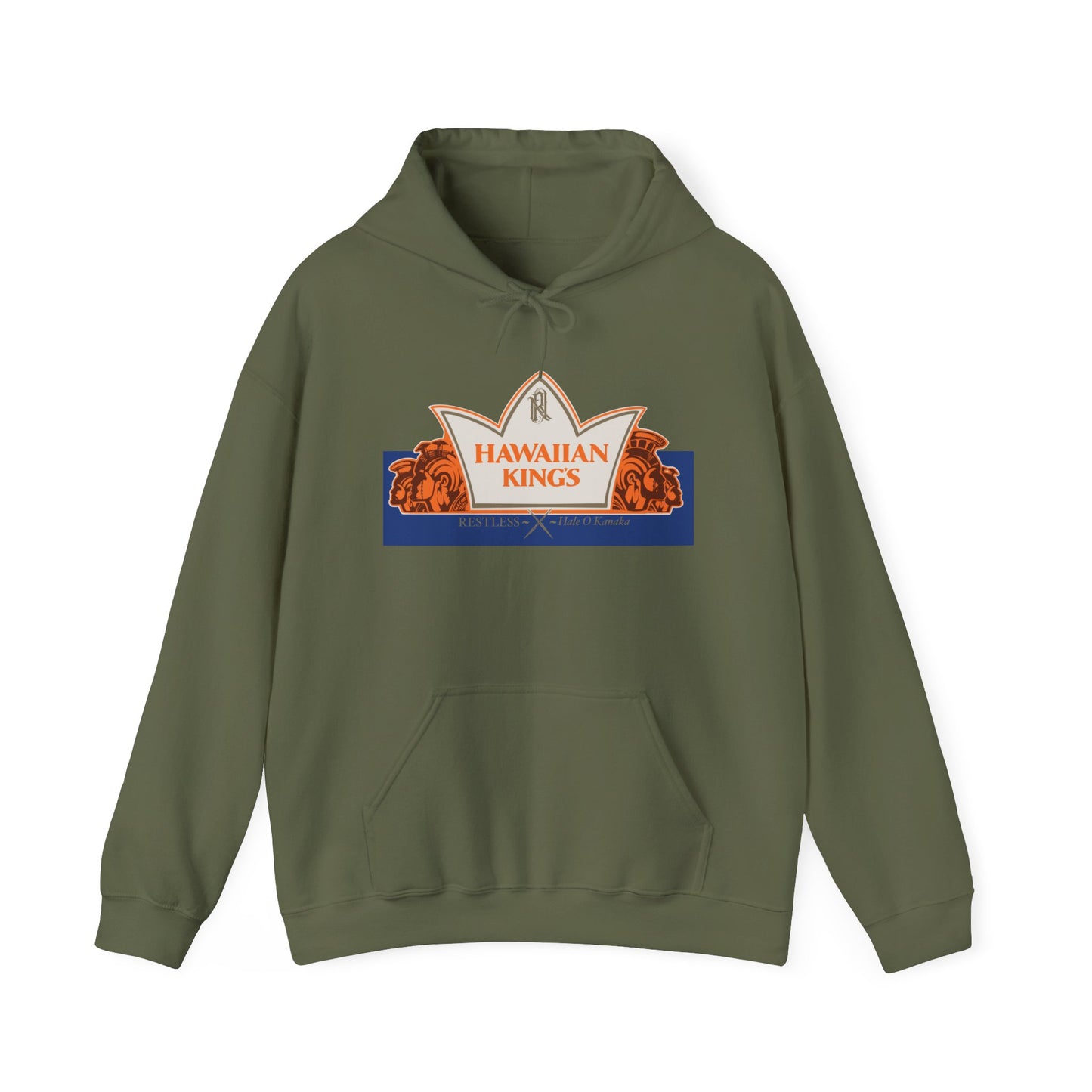LIMITED EDITION Hawaiian Kings - RESTLESS x Hale O Kanaka Collab - MHK - Unisex Heavy Blend™ Hooded Sweatshirt