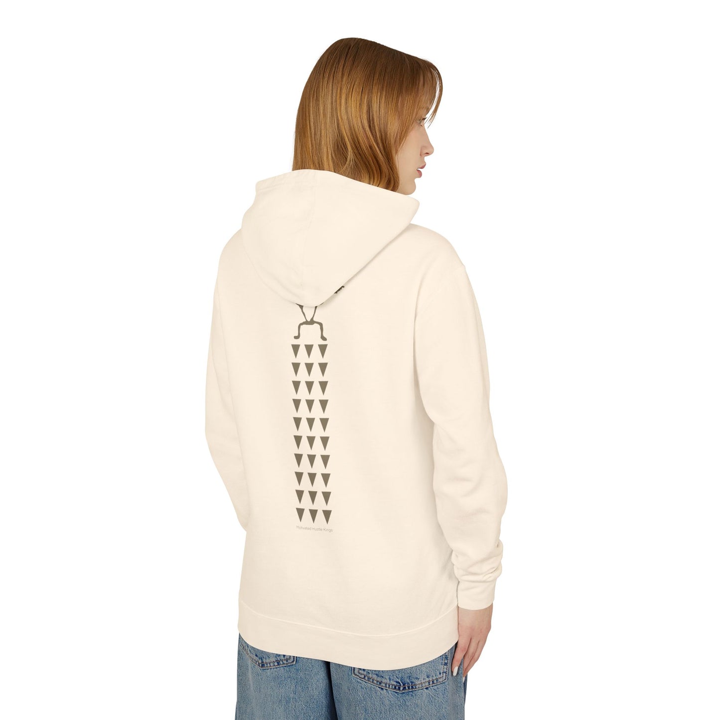 Unisex Lightweight Hooded Sweatshirt - Vintage Moloka’i Design
