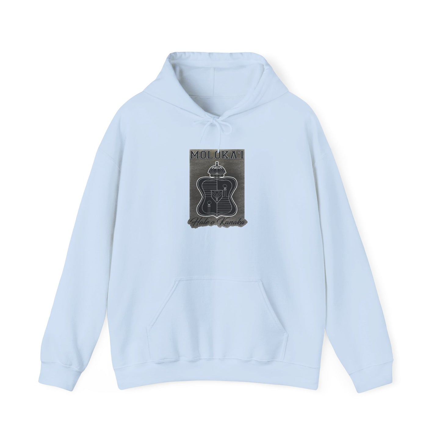 Hale O Kanaka - Crest - Moloka’i - Unisex Heavy Blend™ Hooded Sweatshirt