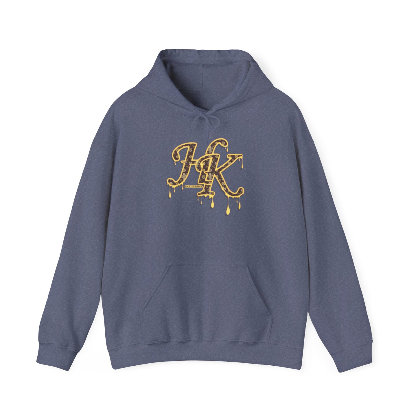 Hale O Kanaka - Da Drip Gold - MHK - Unisex Heavy Blend™ Hooded Sweatshirt
