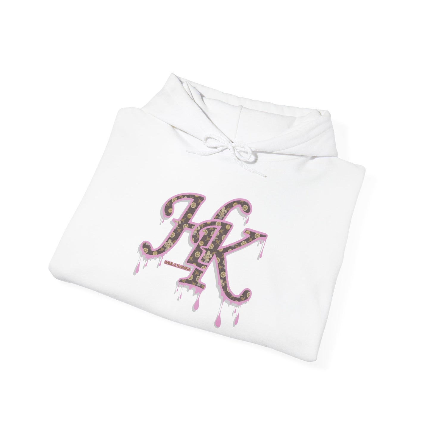 Hale O Kanaka - Da Drip Pink - MHK - Unisex Heavy Blend™ Hooded Sweatshirt