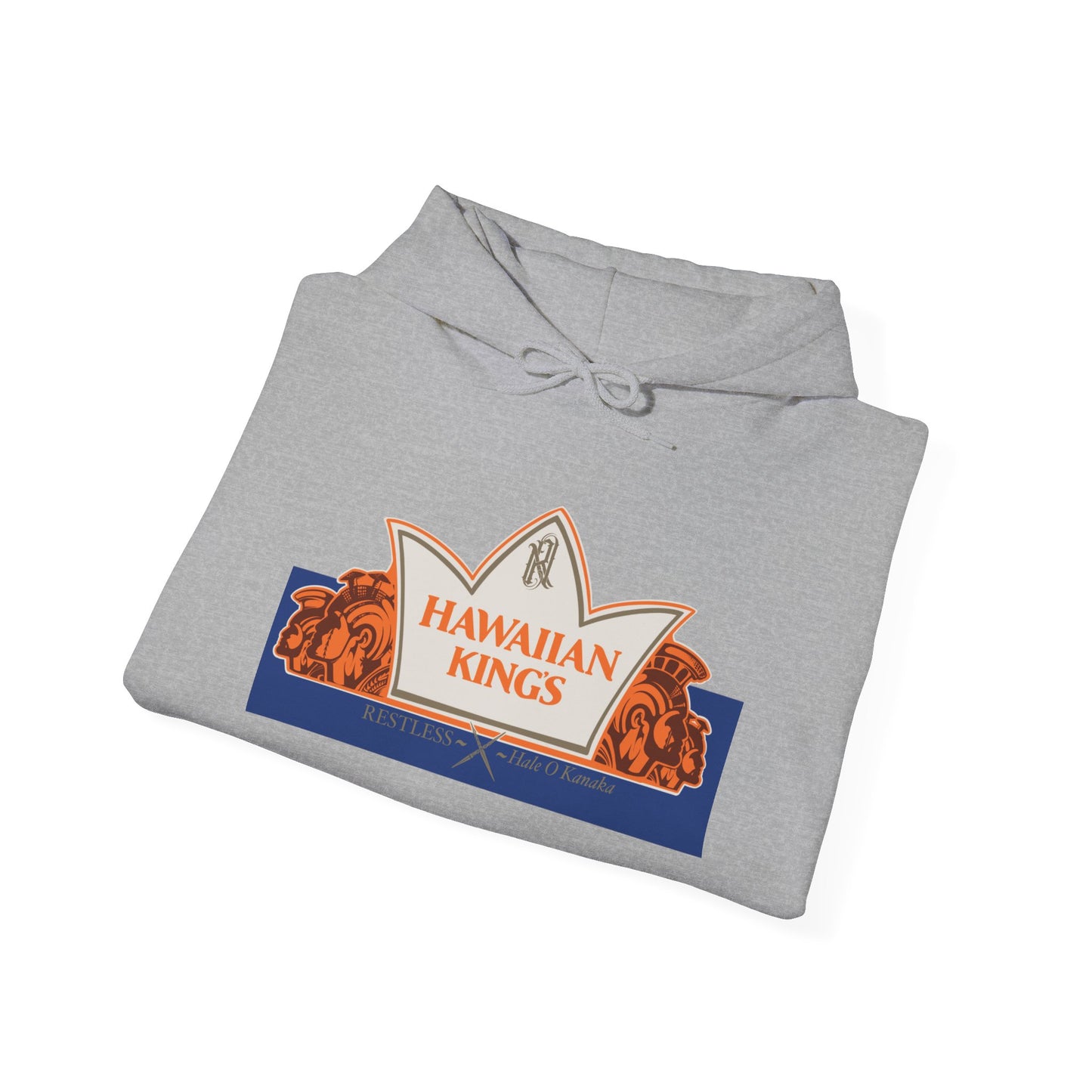 LIMITED EDITION Hawaiian Kings - RESTLESS x Hale O Kanaka Collab - MHK - Unisex Heavy Blend™ Hooded Sweatshirt
