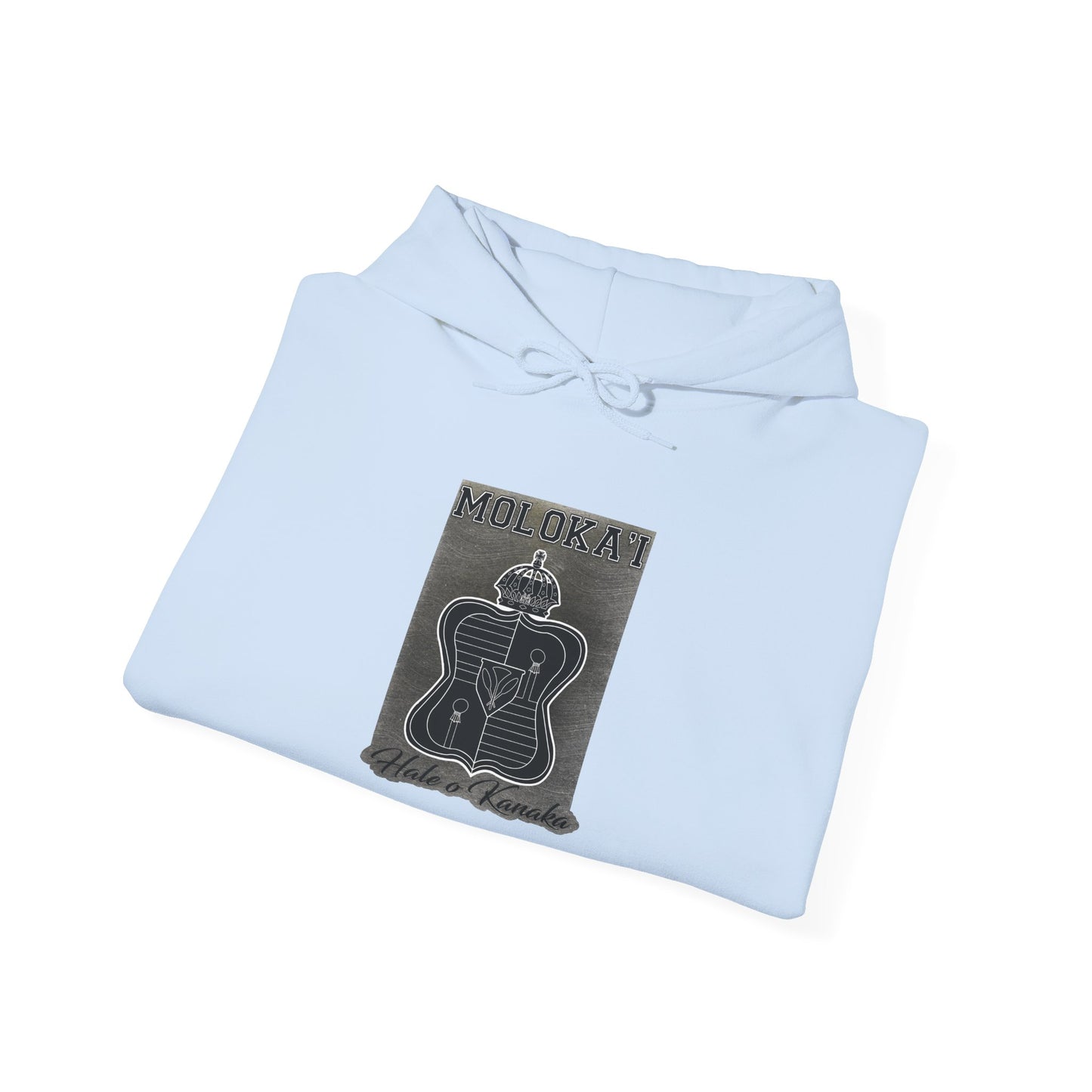 Hale O Kanaka - Crest - Moloka’i - Unisex Heavy Blend™ Hooded Sweatshirt