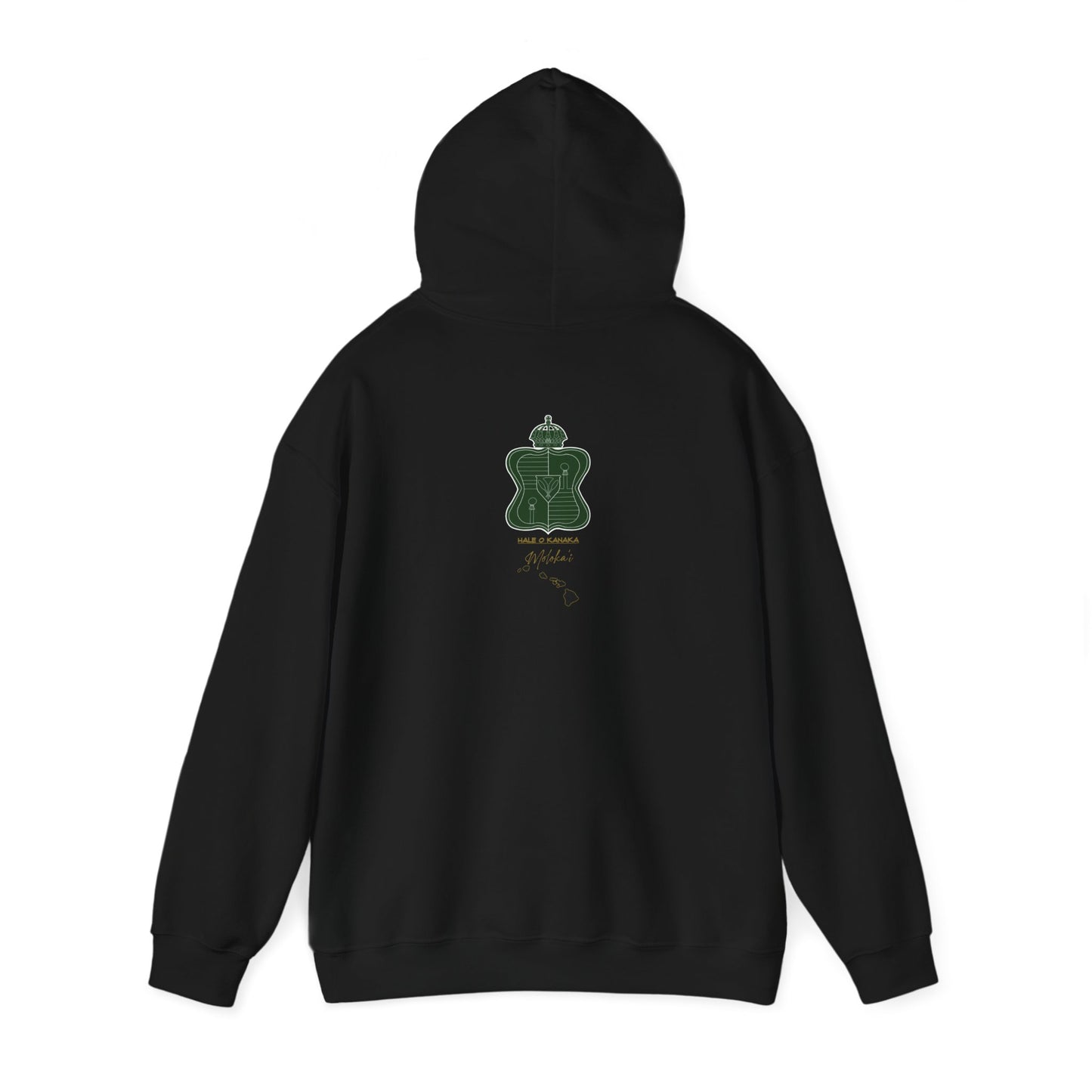Hale O Kanaka - Crest - Moloka’i - Unisex Heavy Blend™ Hooded Sweatshirt