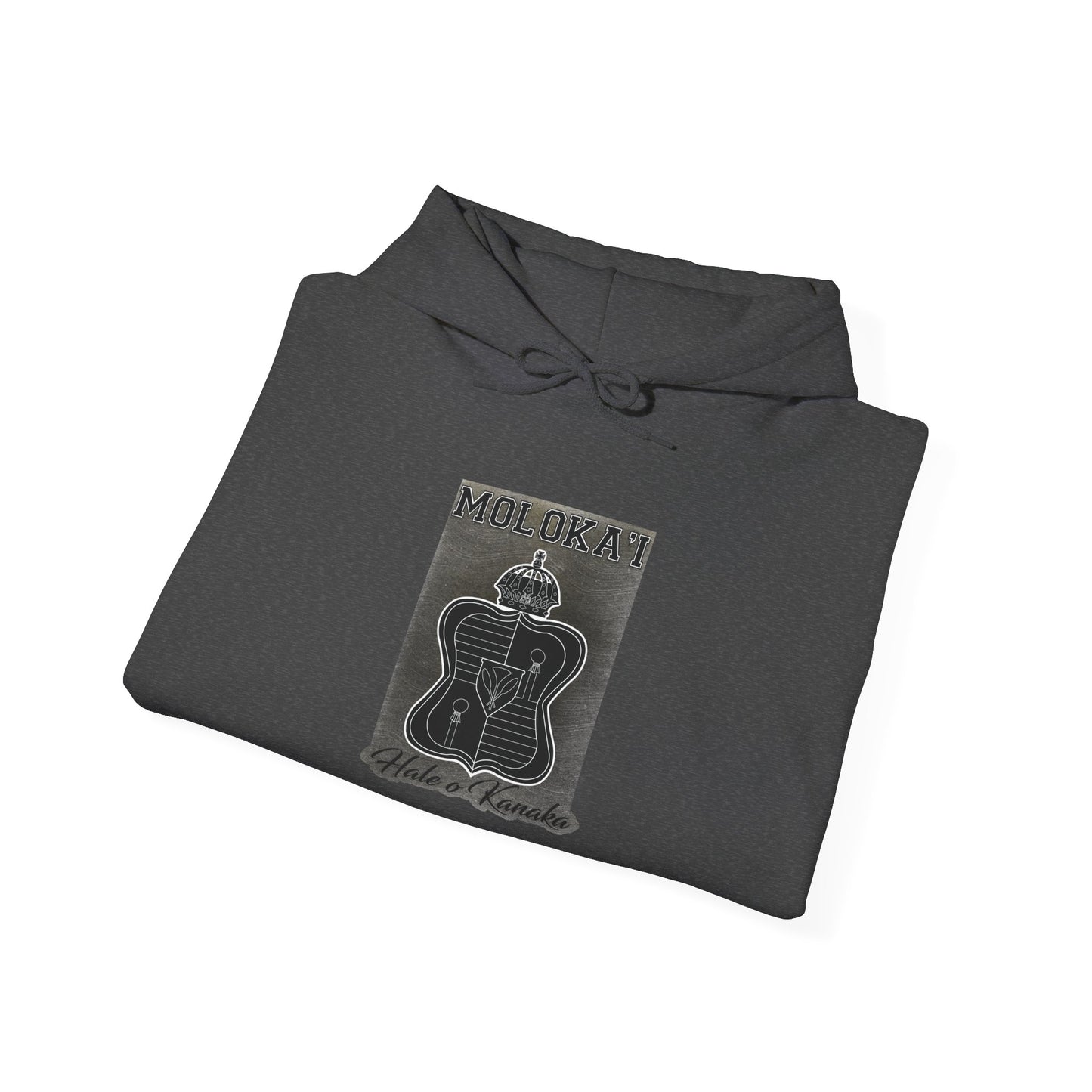 Hale O Kanaka - Crest - Moloka’i - Unisex Heavy Blend™ Hooded Sweatshirt