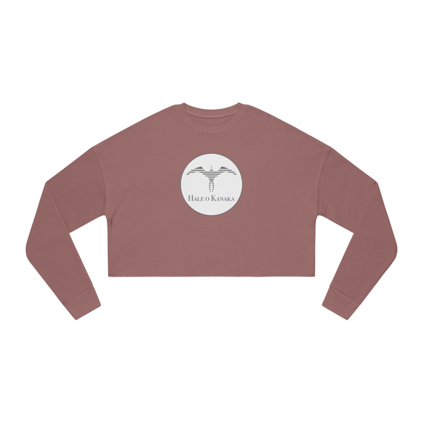 Hale O Kanaka (Protected, inner circle) - MHK -Women's Cropped Sweatshirt