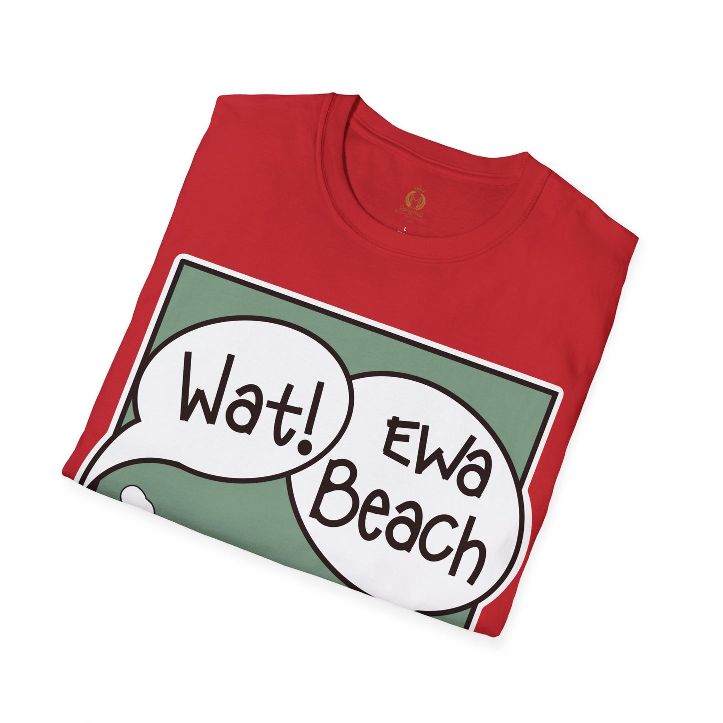 Wat Ewa Beach Dr. Aisus - Green -Unisex Softstyle T-Shirt