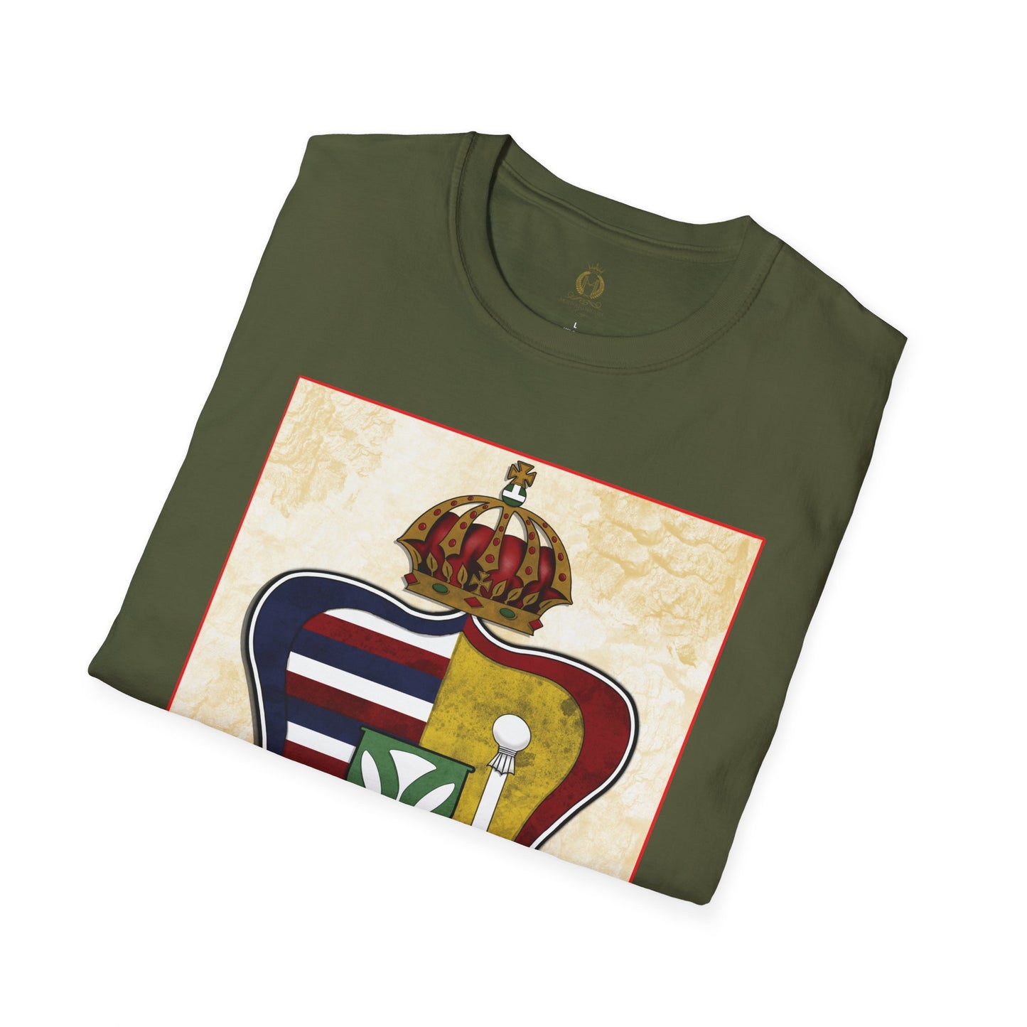 Hale O Kanaka - Crest - Da Koko drip -Unisex Softstyle T-Shirt