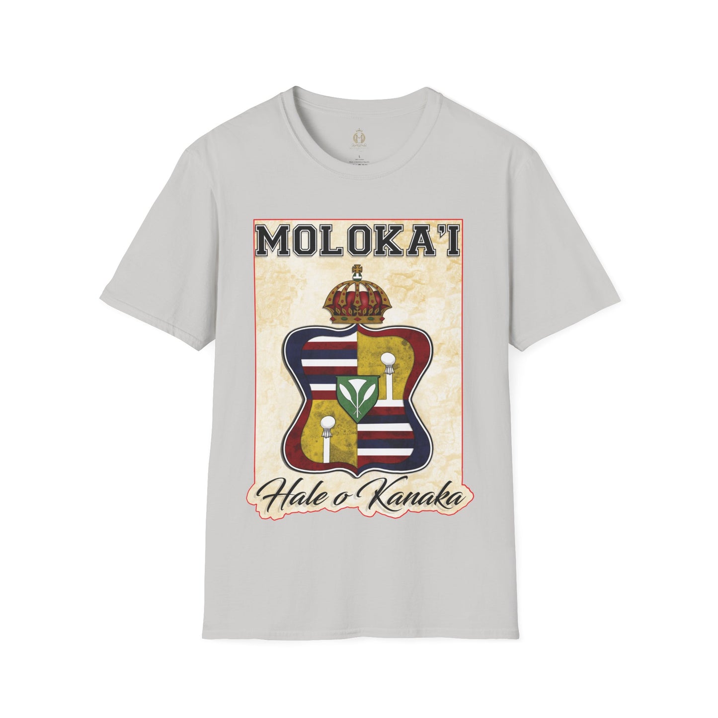 Hale O Kanaka - Crest - Moloka’i -Unisex Softstyle T-Shirt