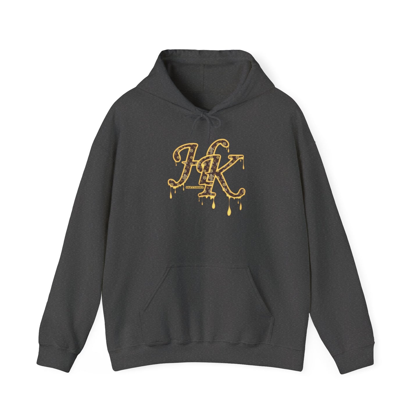 Hale O Kanaka - Da Drip Gold - MHK - Unisex Heavy Blend™ Hooded Sweatshirt