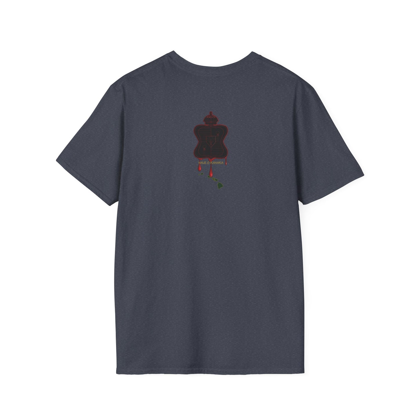 Hale O Kanaka - Koko Crest - Da Koko drip -Unisex Softstyle T-Shirt