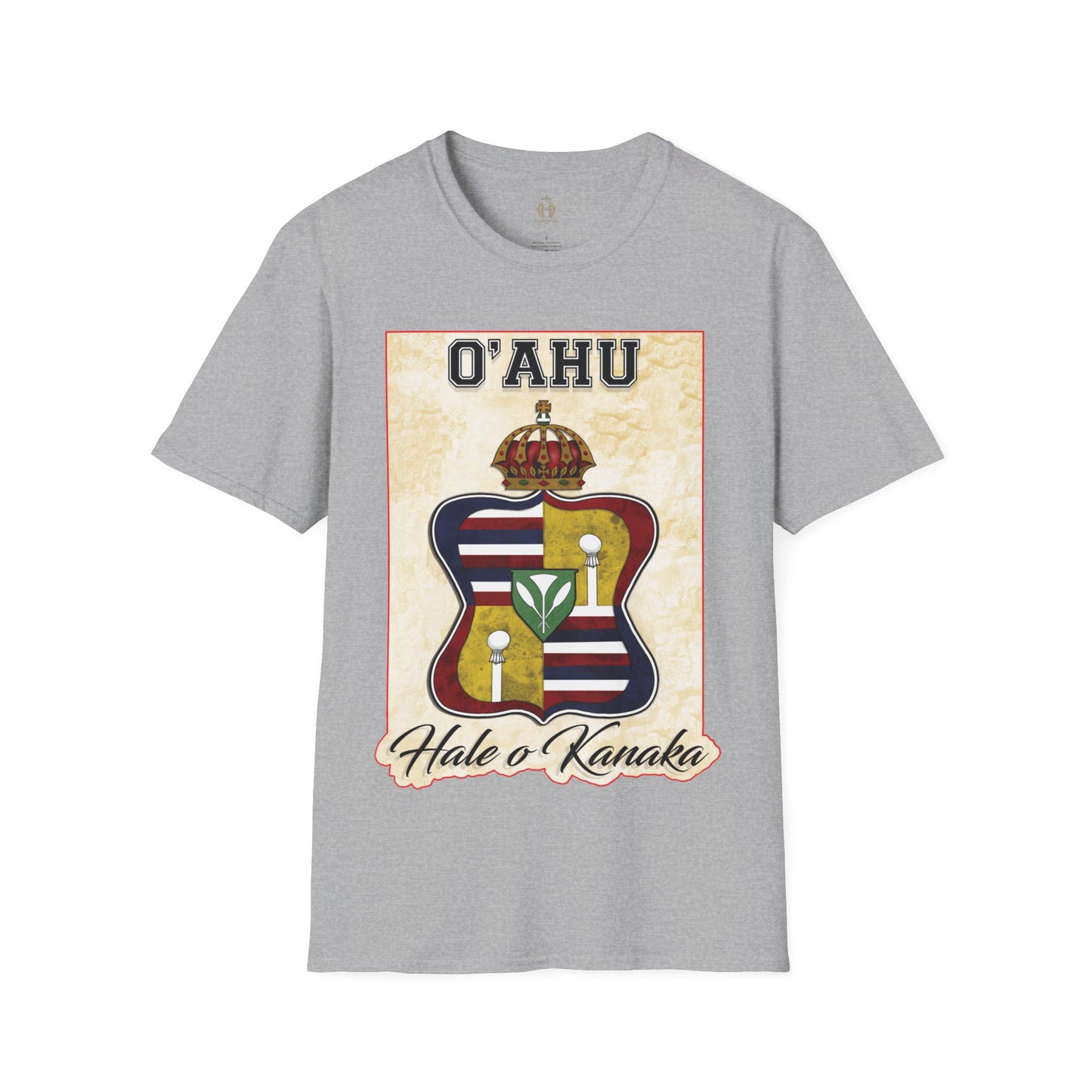 Hale O Kanaka - Crest - O’ahu -Unisex Softstyle T-Shirt