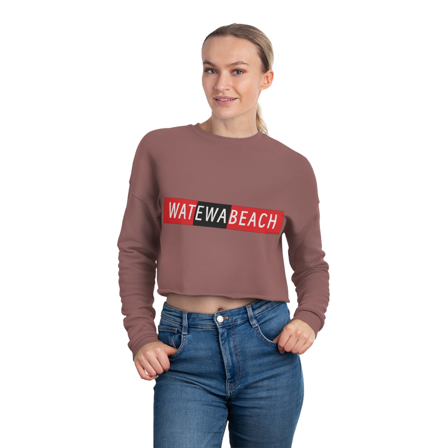 WATEWABEACH Elite - MHK -Women's Cropped Sweatshirt