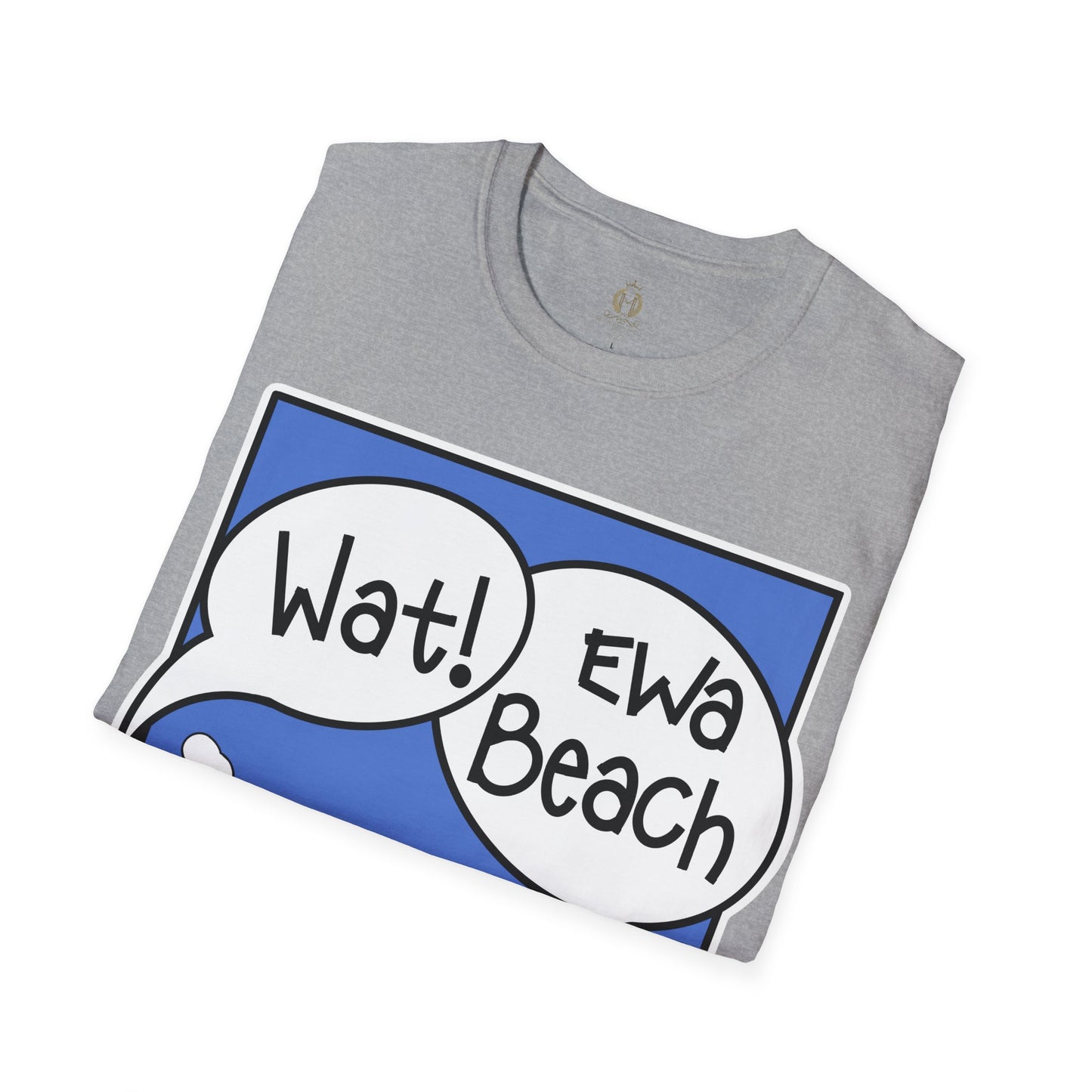 Wat Ewa Beach Dr. Aisus - Blue -Unisex Softstyle T-Shirt