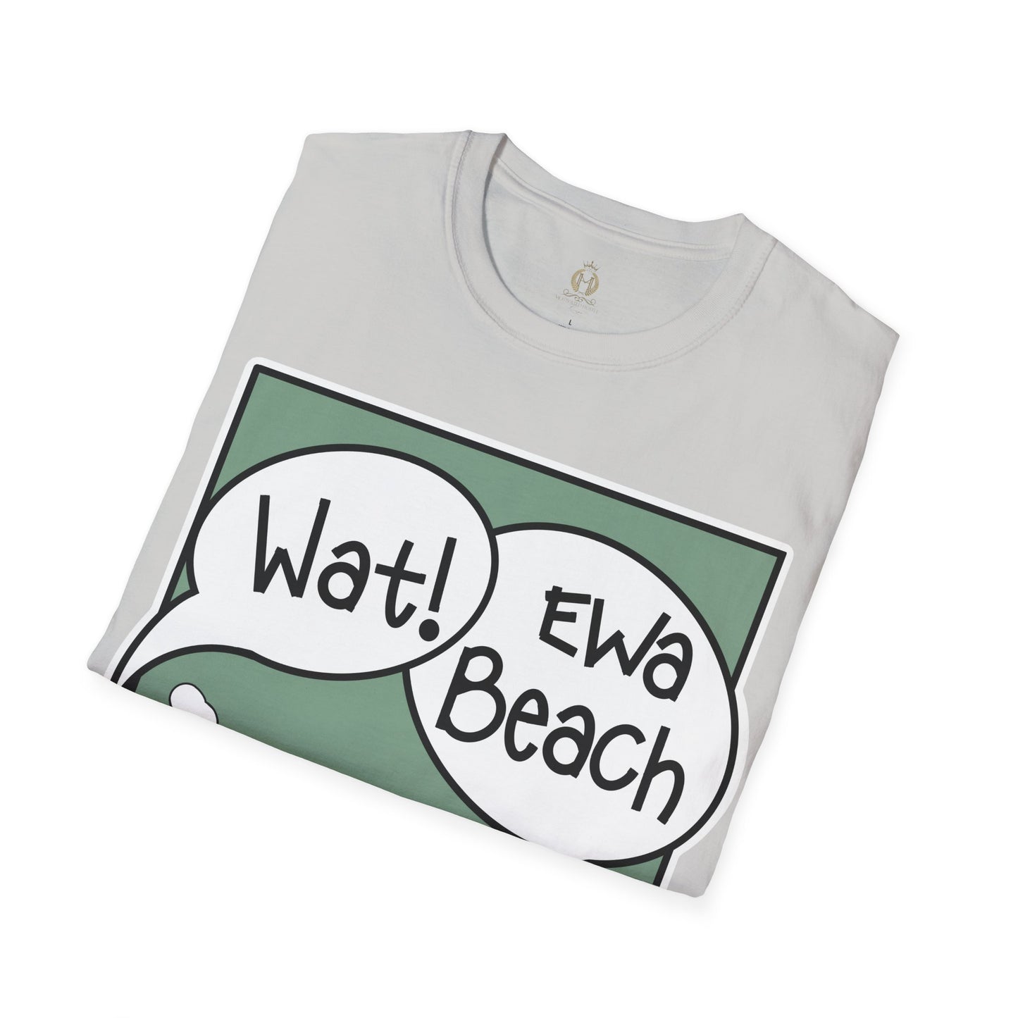 Wat Ewa Beach Dr. Aisus - Green -Unisex Softstyle T-Shirt