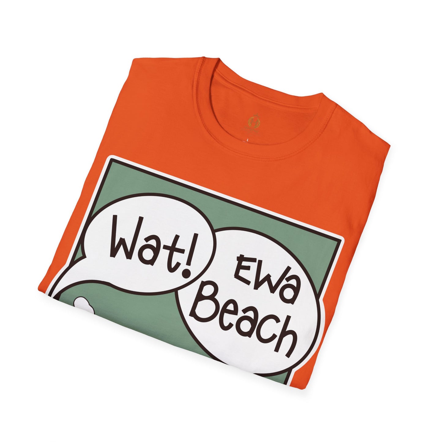 Wat Ewa Beach Dr. Aisus - Green -Unisex Softstyle T-Shirt