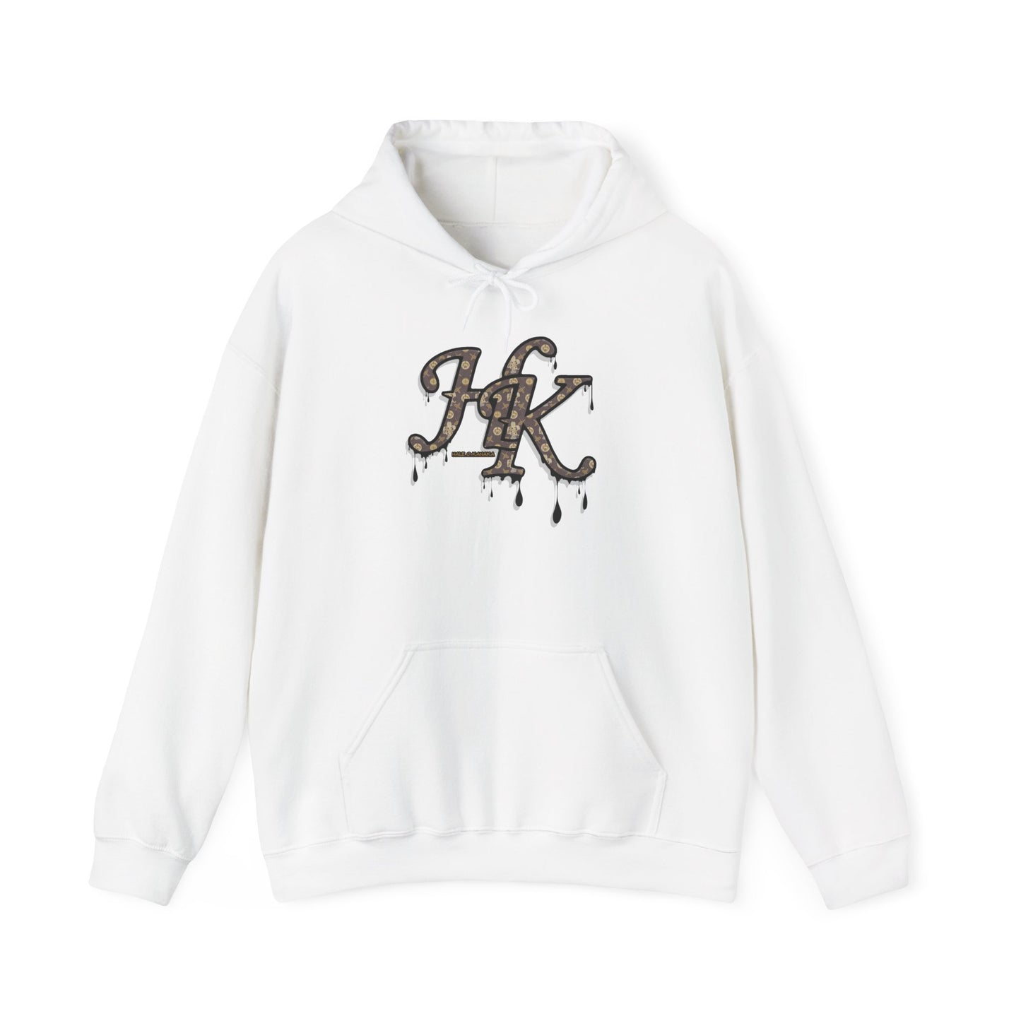 Hale O Kanaka - Da Drip Black - MHK - Unisex Heavy Blend™ Hooded Sweatshirt