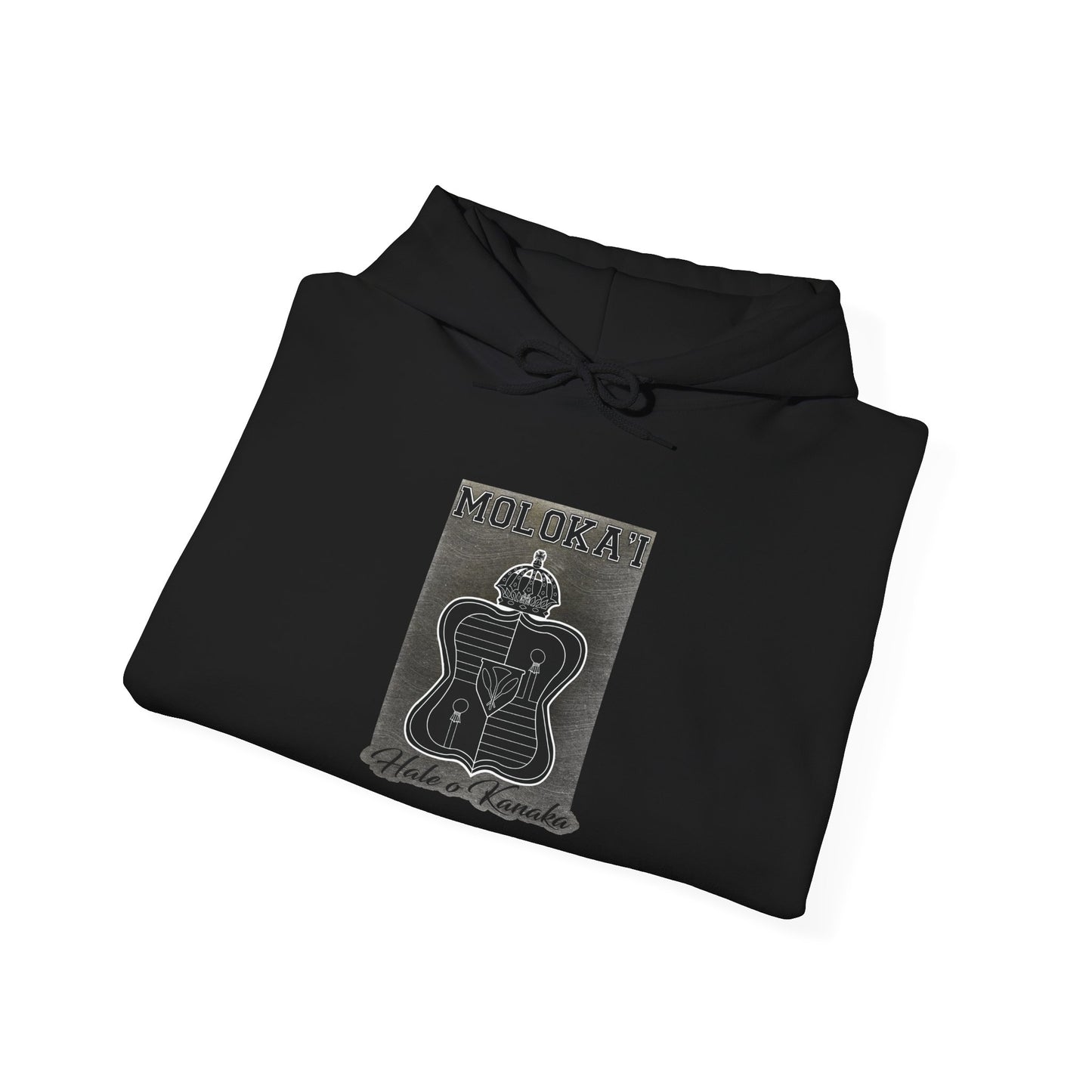 Hale O Kanaka - Crest - Moloka’i - Unisex Heavy Blend™ Hooded Sweatshirt
