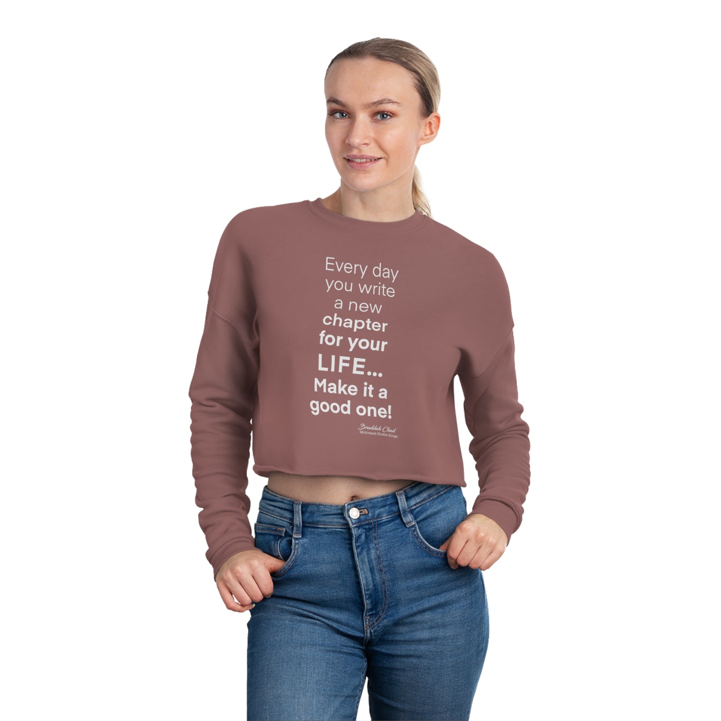 MHK - Tell your Story - Women's Cropped Sweatshirt