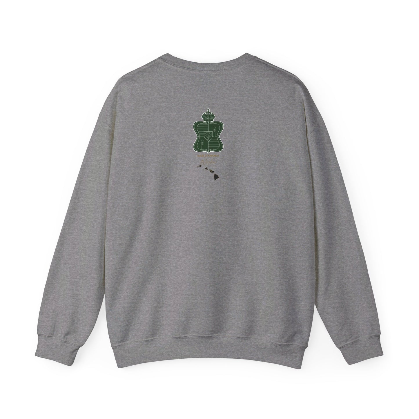 Hale O Kanaka - Crest - Moloka’i - Unisex Heavy Blend™ Crewneck Sweatshirt