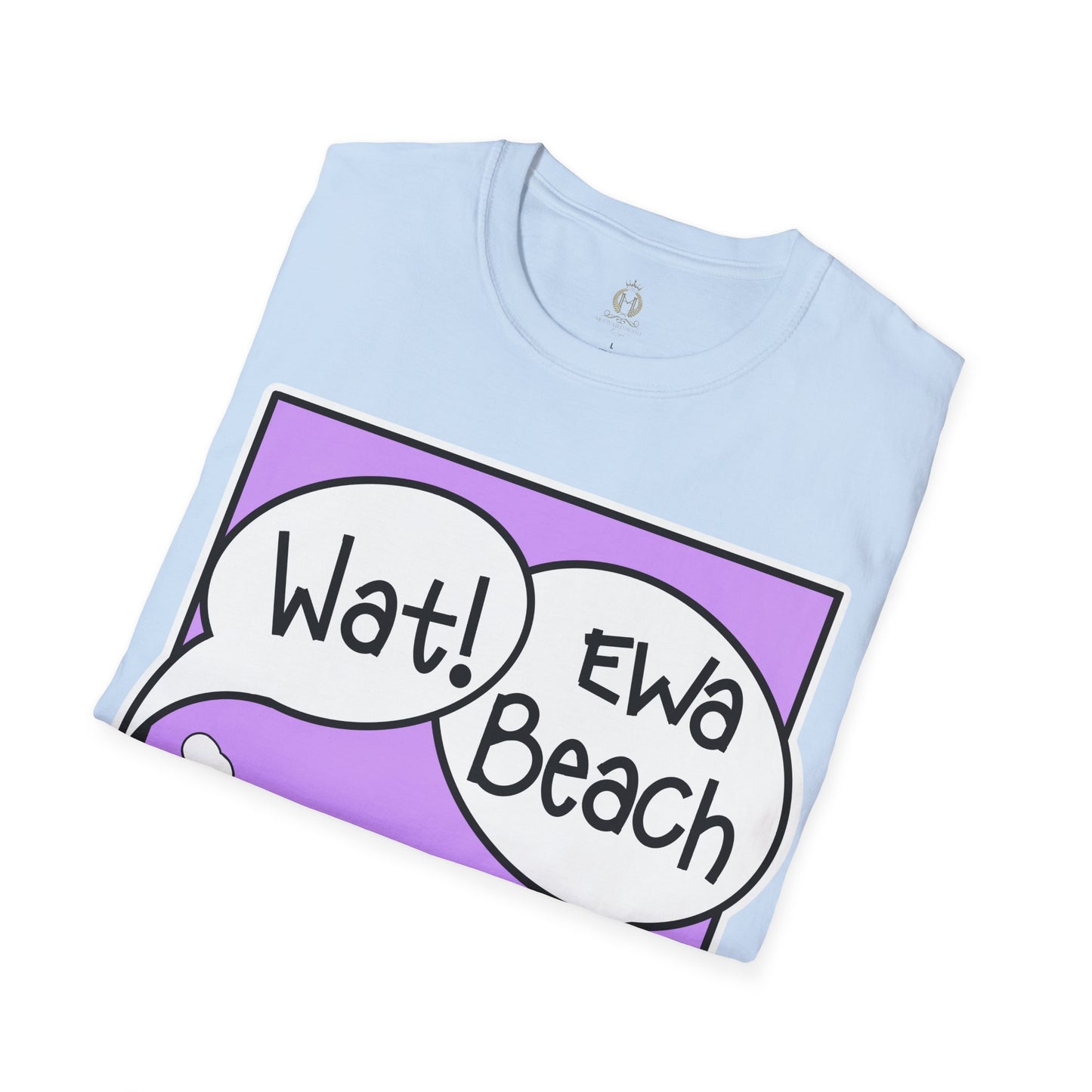 Wat Ewa Beach Dr. Aisus - Purple -Unisex Softstyle T-Shirt