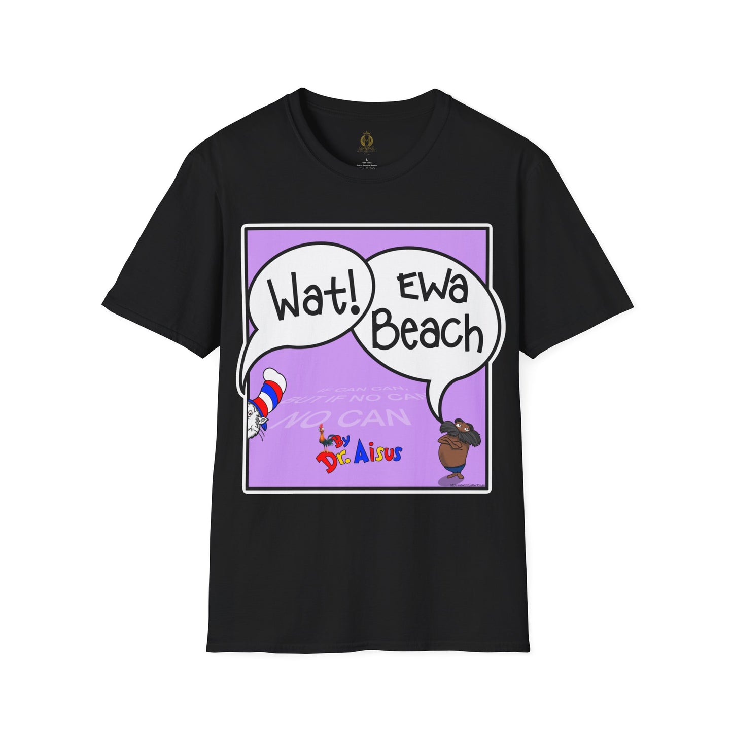 Wat Ewa Beach Dr. Aisus - Purple -Unisex Softstyle T-Shirt