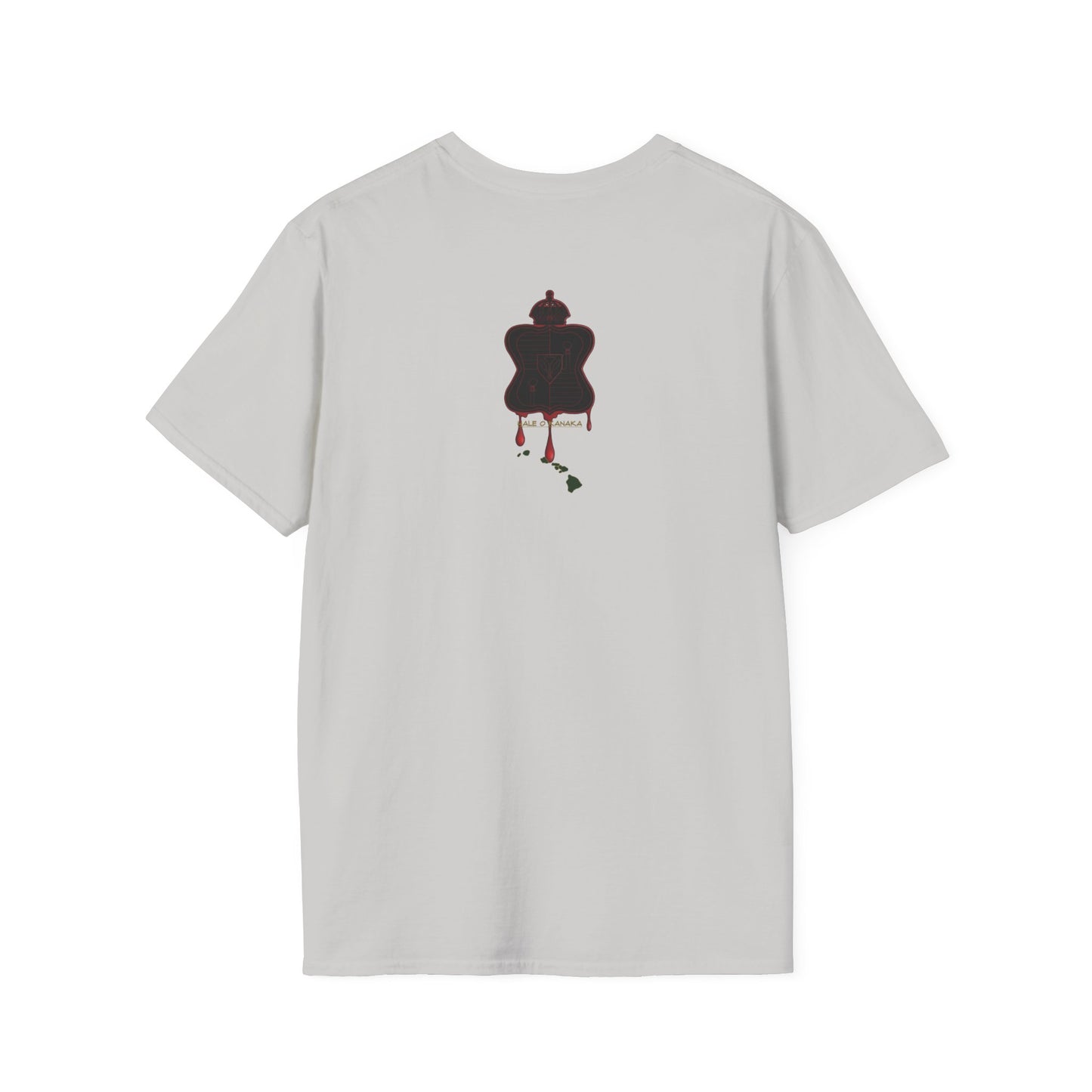 Hale O Kanaka - Koko Crest - Da Koko drip -Unisex Softstyle T-Shirt