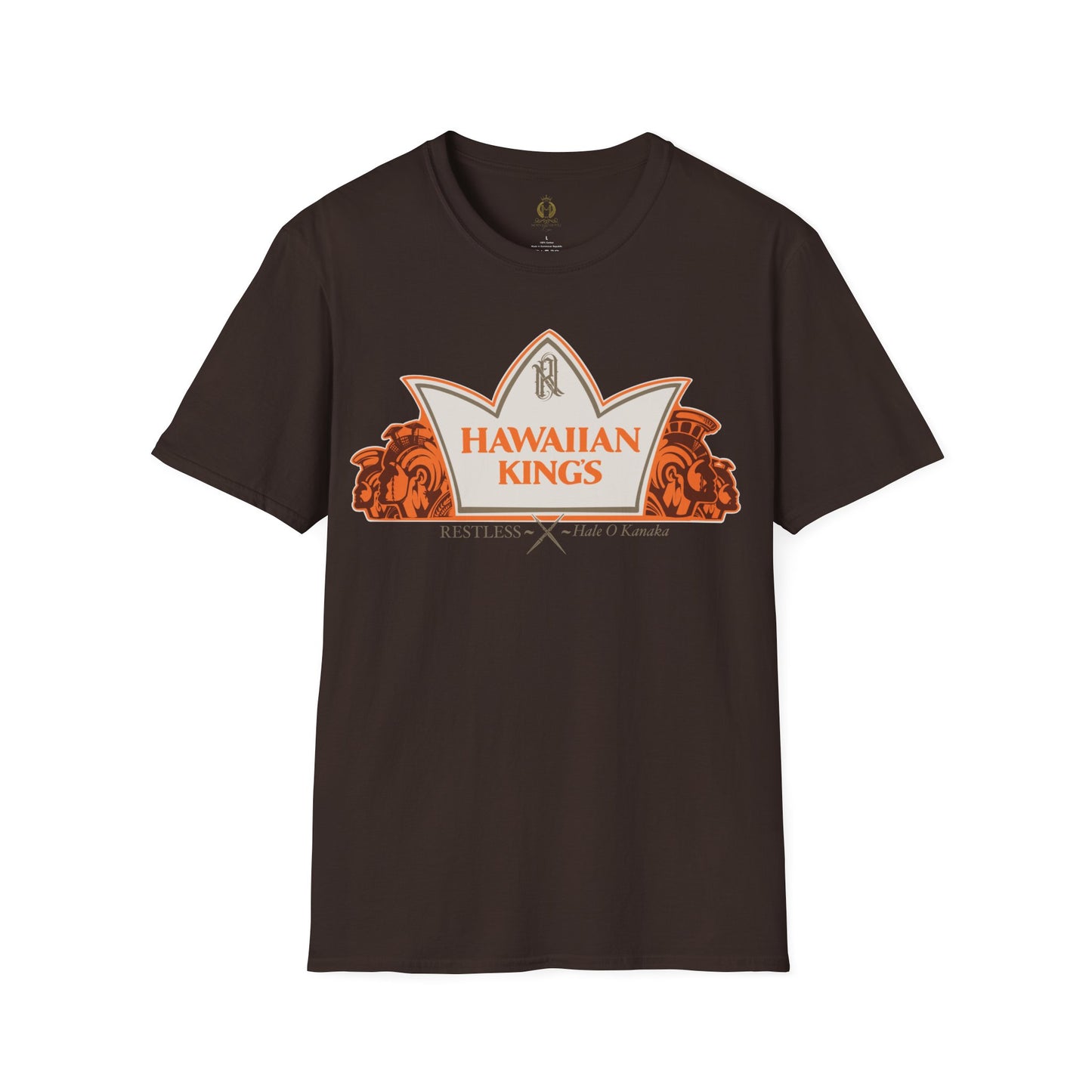 LIMITED EDITION Hawaiian Kings - RESTLESS x Hale O Kanaka Collab - MHK - Unisex Softstyle T-Shirt