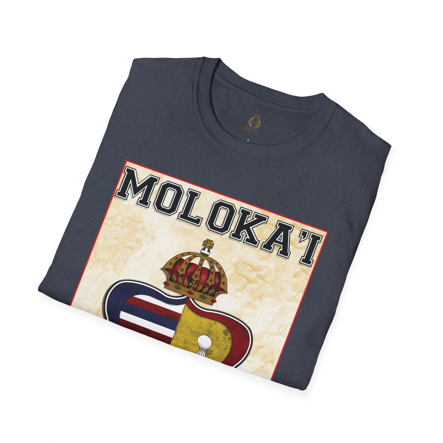 Hale O Kanaka - Crest - Moloka’i -Unisex Softstyle T-Shirt