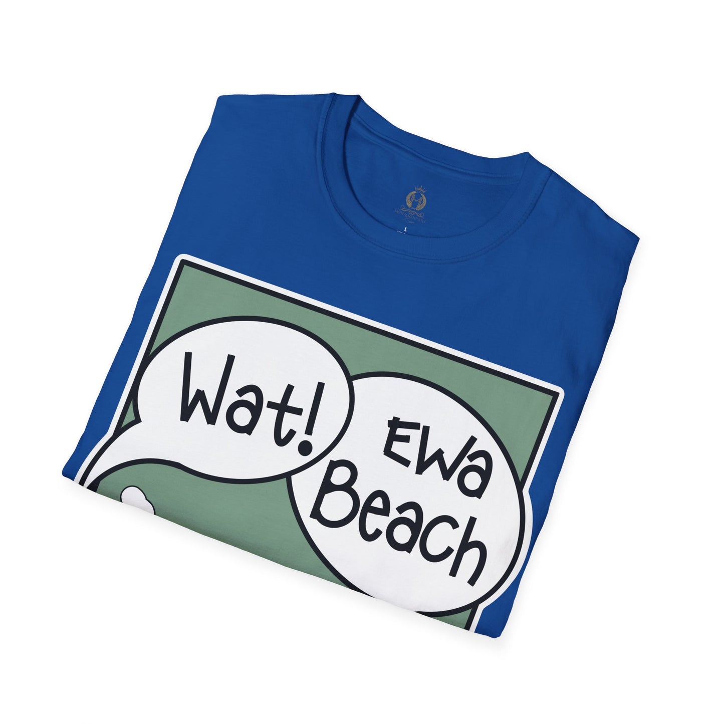 Wat Ewa Beach Dr. Aisus - Green -Unisex Softstyle T-Shirt