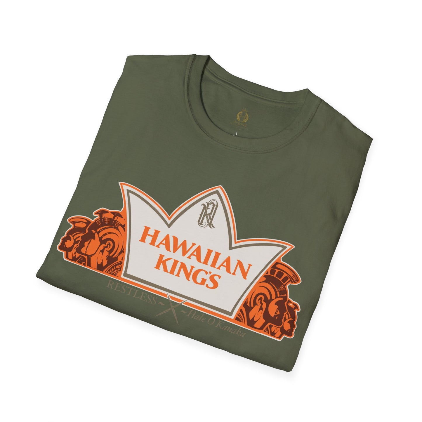 LIMITED EDITION Hawaiian Kings - RESTLESS x Hale O Kanaka Collab - MHK - Unisex Softstyle T-Shirt