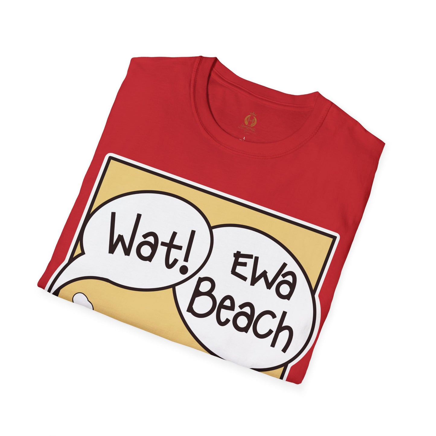 Wat Ewa Beach Dr. Aisus - Yellow -Unisex Softstyle T-Shirt