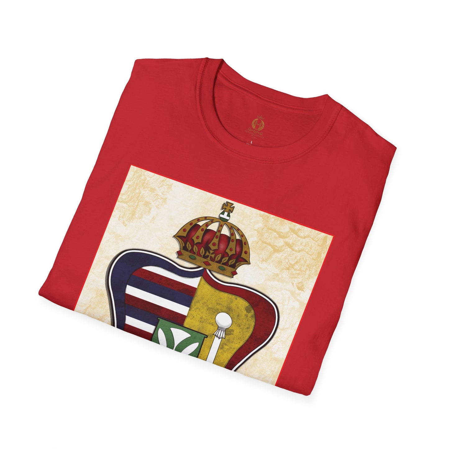 Hale O Kanaka - Crest - Da Koko drip -Unisex Softstyle T-Shirt