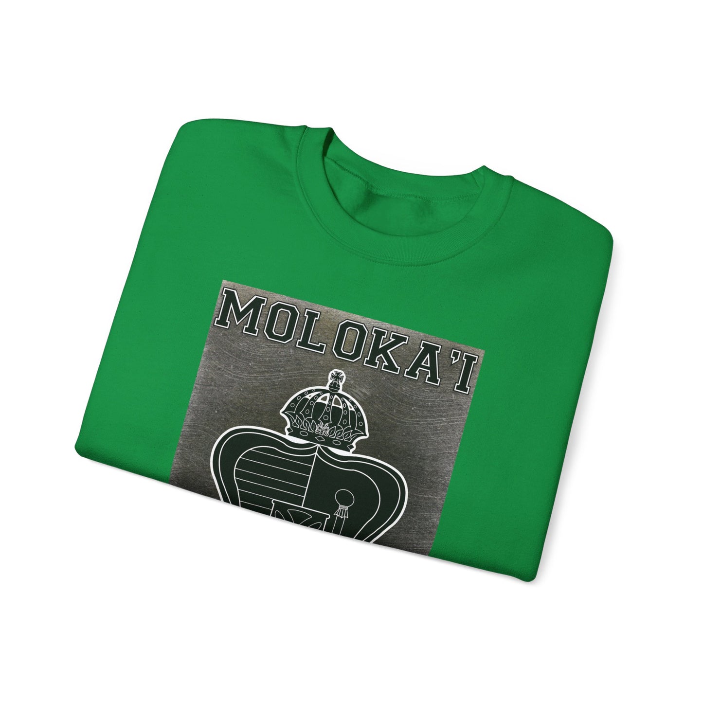 Hale O Kanaka - Crest - Moloka’i - Unisex Heavy Blend™ Crewneck Sweatshirt