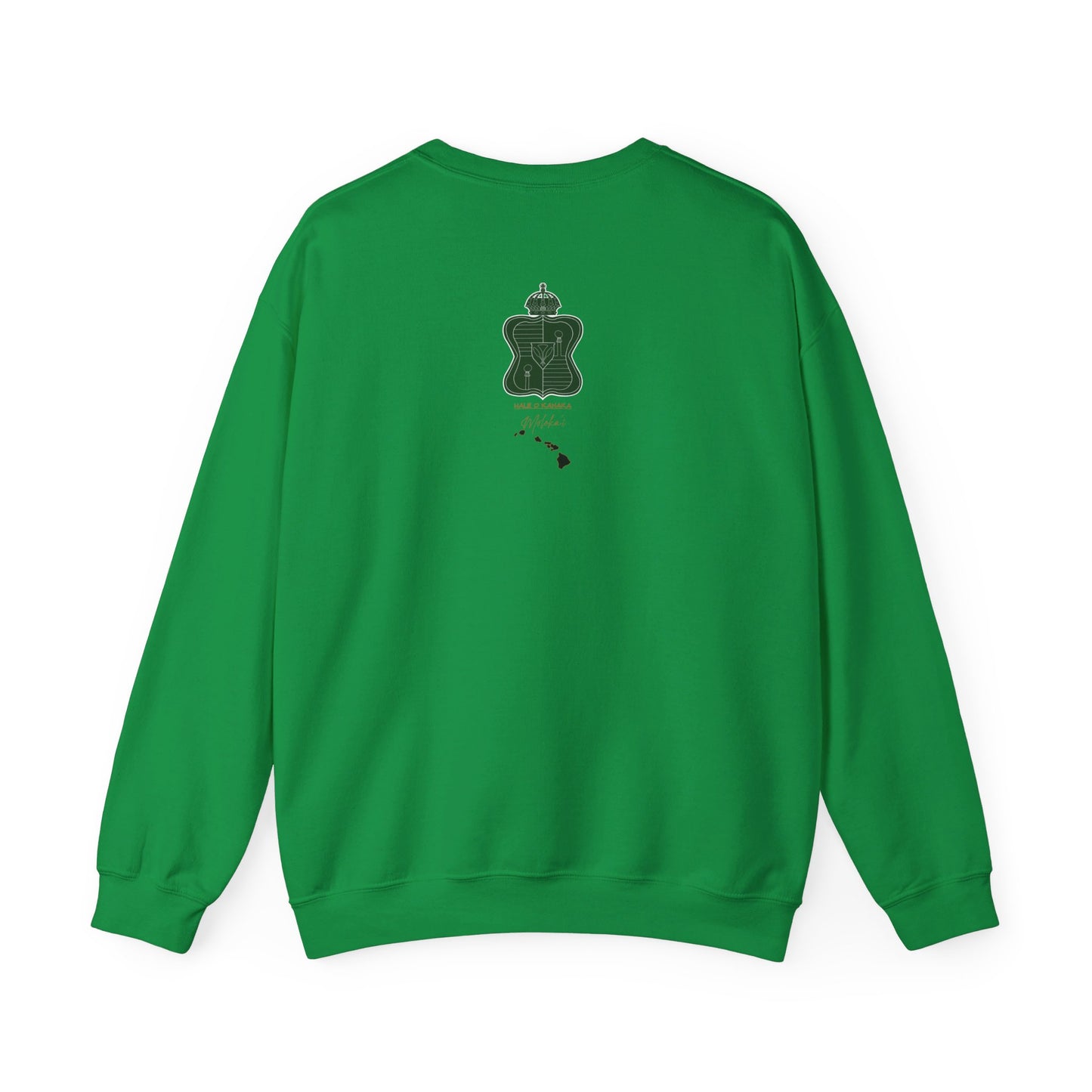 Hale O Kanaka - Crest - Moloka’i - Unisex Heavy Blend™ Crewneck Sweatshirt