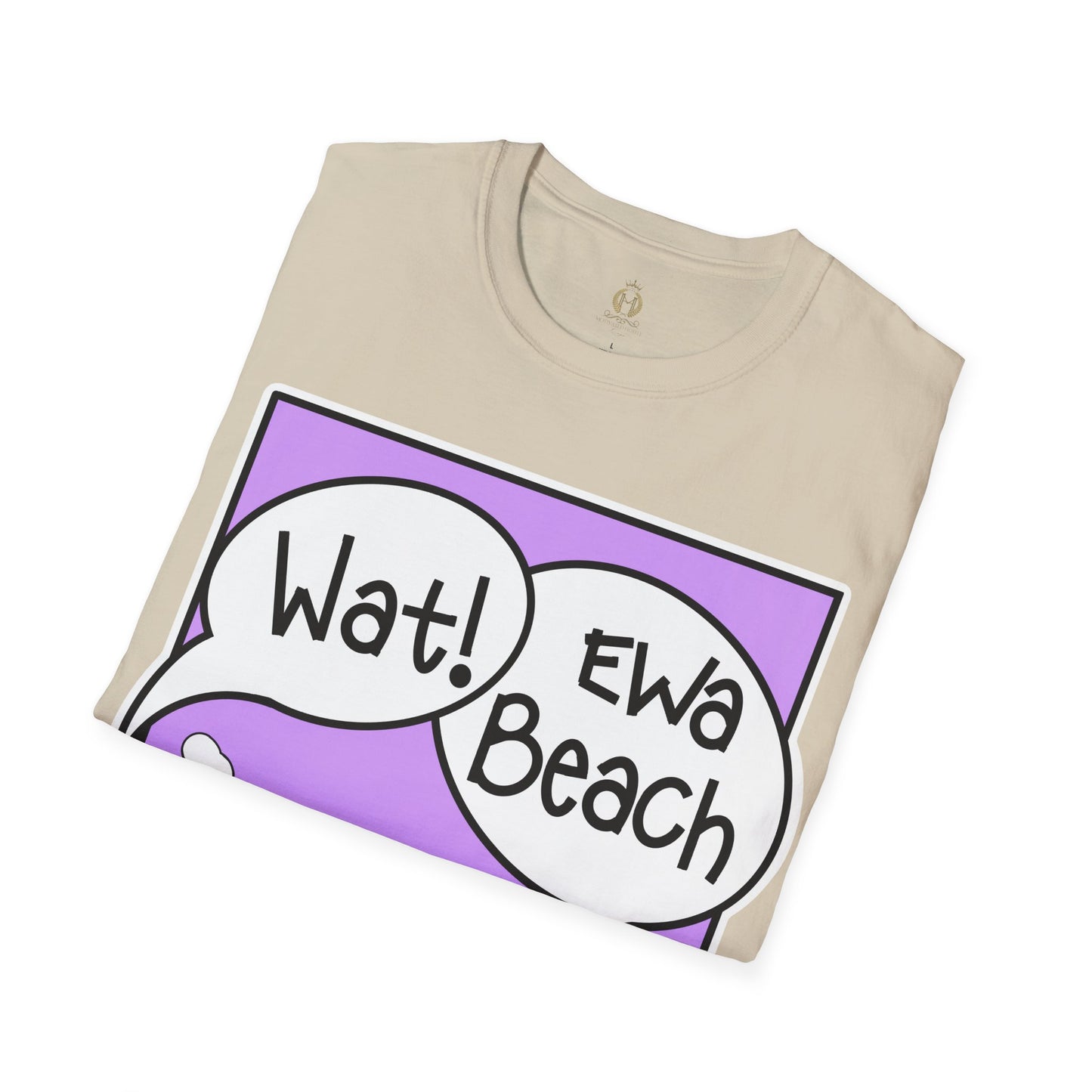 Wat Ewa Beach Dr. Aisus - Purple -Unisex Softstyle T-Shirt