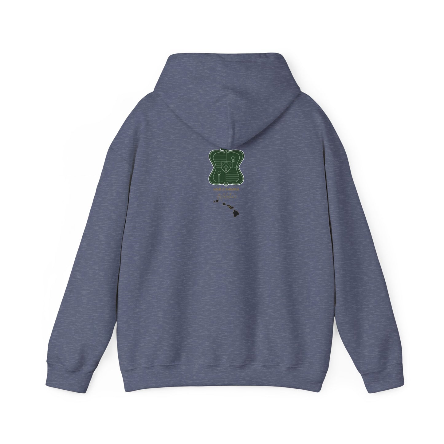 Hale O Kanaka - Crest - Moloka’i - Unisex Heavy Blend™ Hooded Sweatshirt