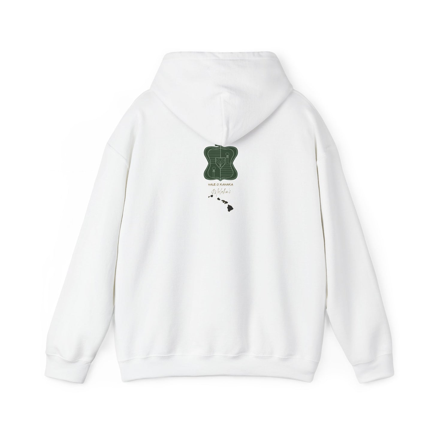 Hale O Kanaka - Crest - Moloka’i - Unisex Heavy Blend™ Hooded Sweatshirt