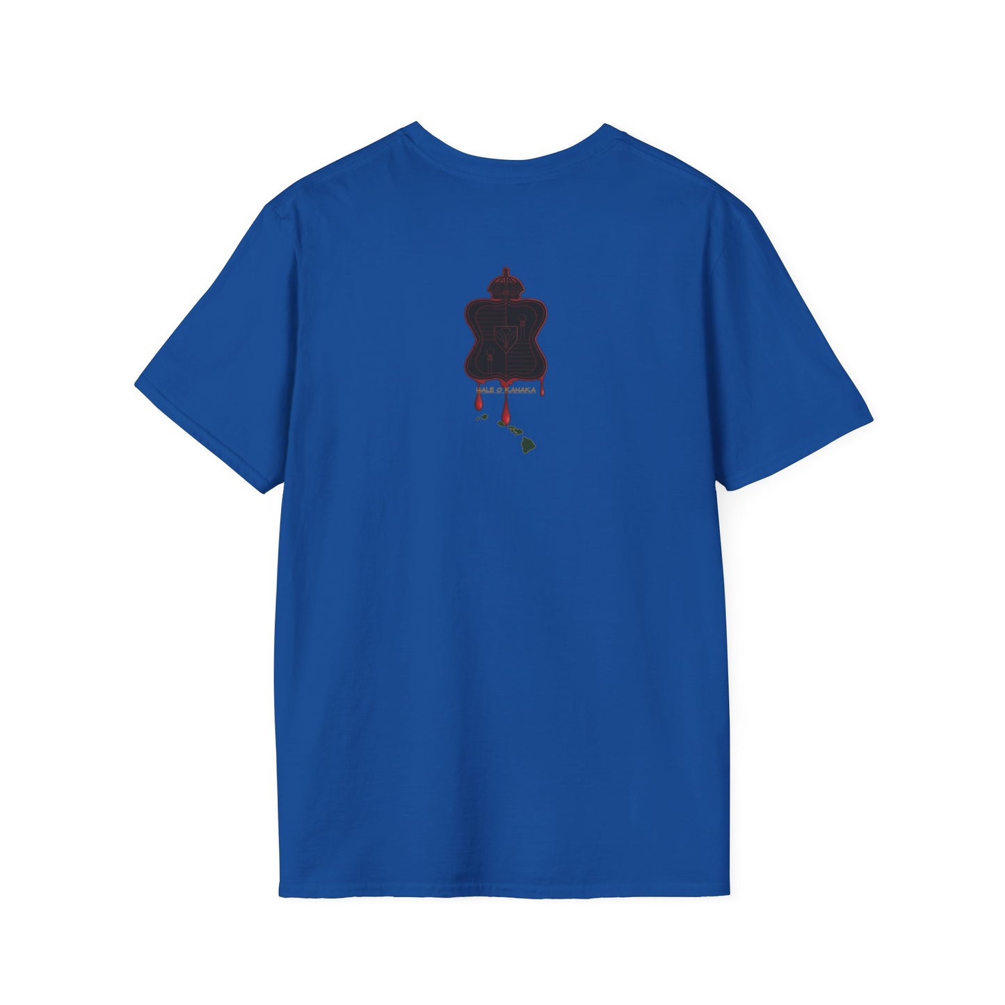 Hale O Kanaka - Koko Crest - Da Koko drip -Unisex Softstyle T-Shirt