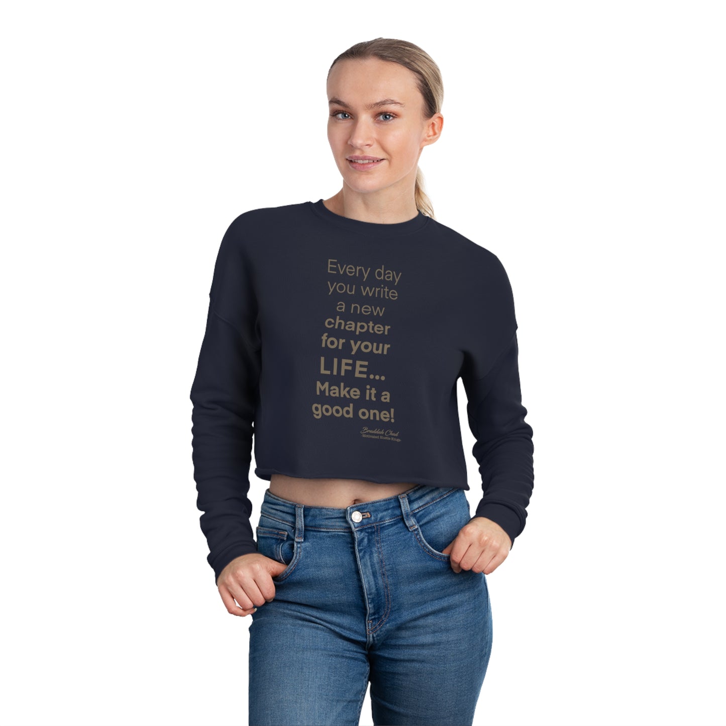 MHK - Tell your Story - Women's Cropped Sweatshirt